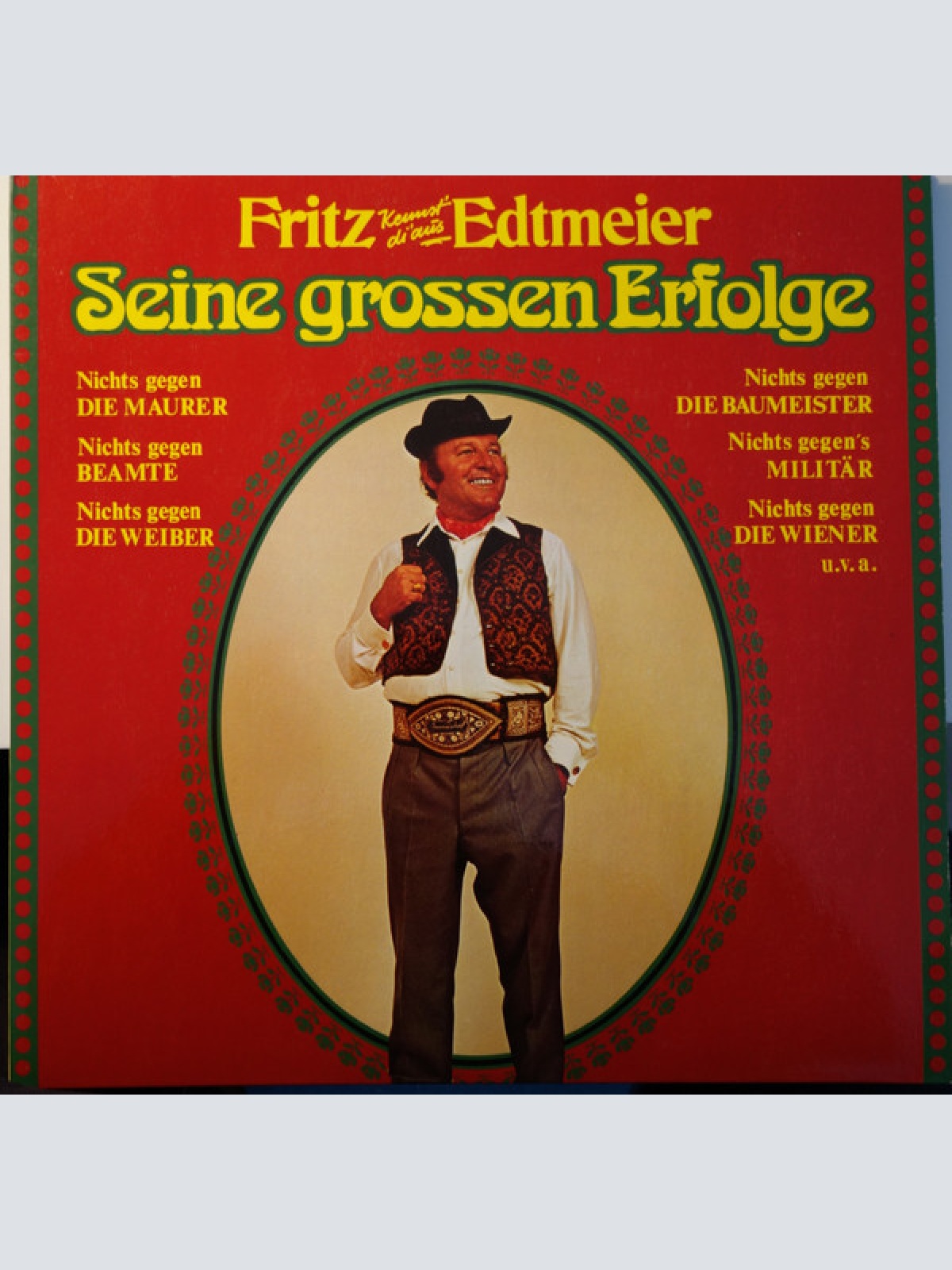 Vinyl / Fritz Edtmeier - Seine Grossen Erfolge