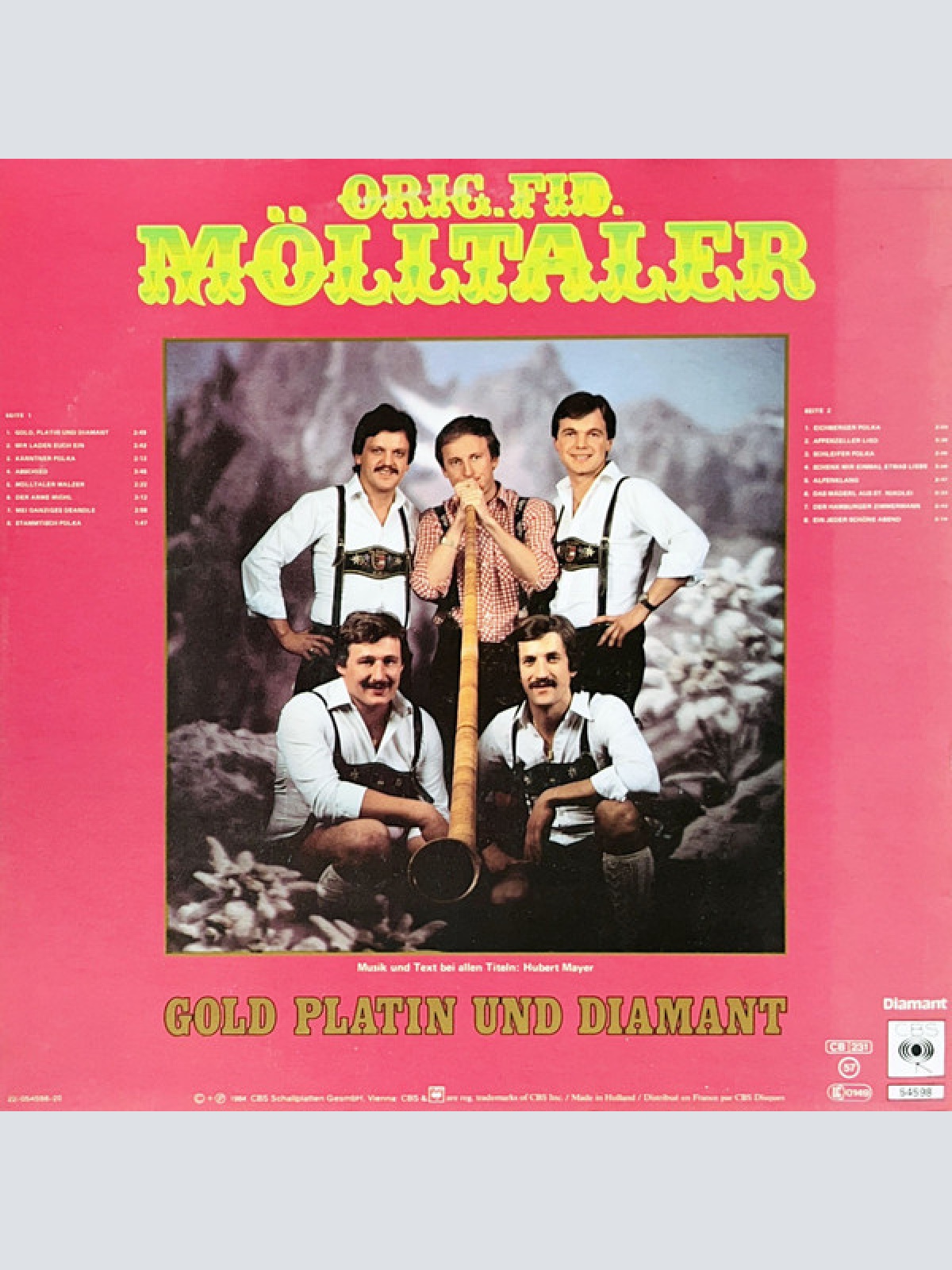 Vinyl / Orig. Fid. Mölltaler* - Gold Platin Und Diamant