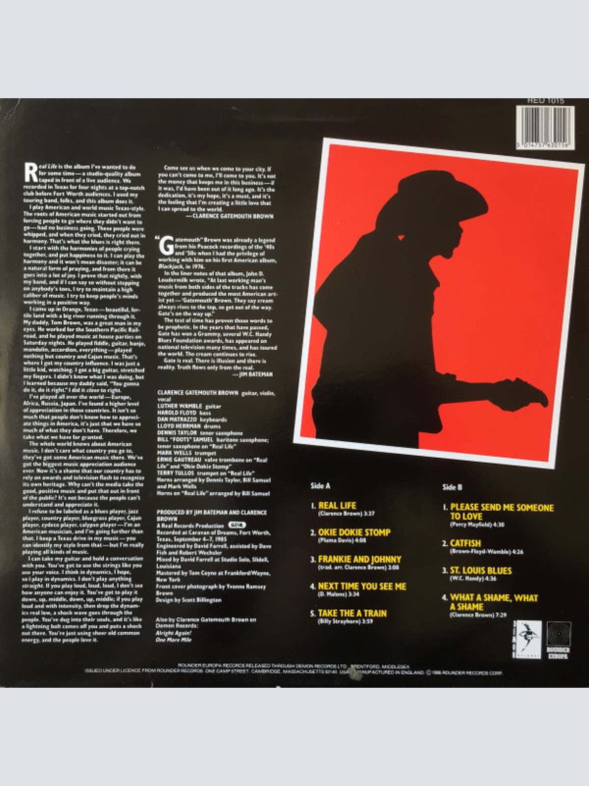 Vinyl / Clarence Gatemouth Brown* - Real Life