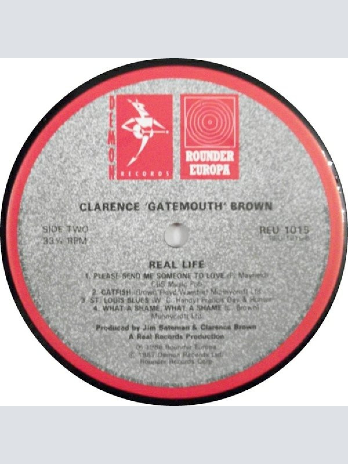 Vinyl / Clarence Gatemouth Brown* - Real Life