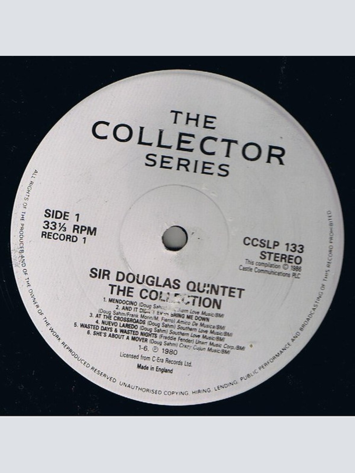 Vinyl / Sir Douglas Quintet - The Collection