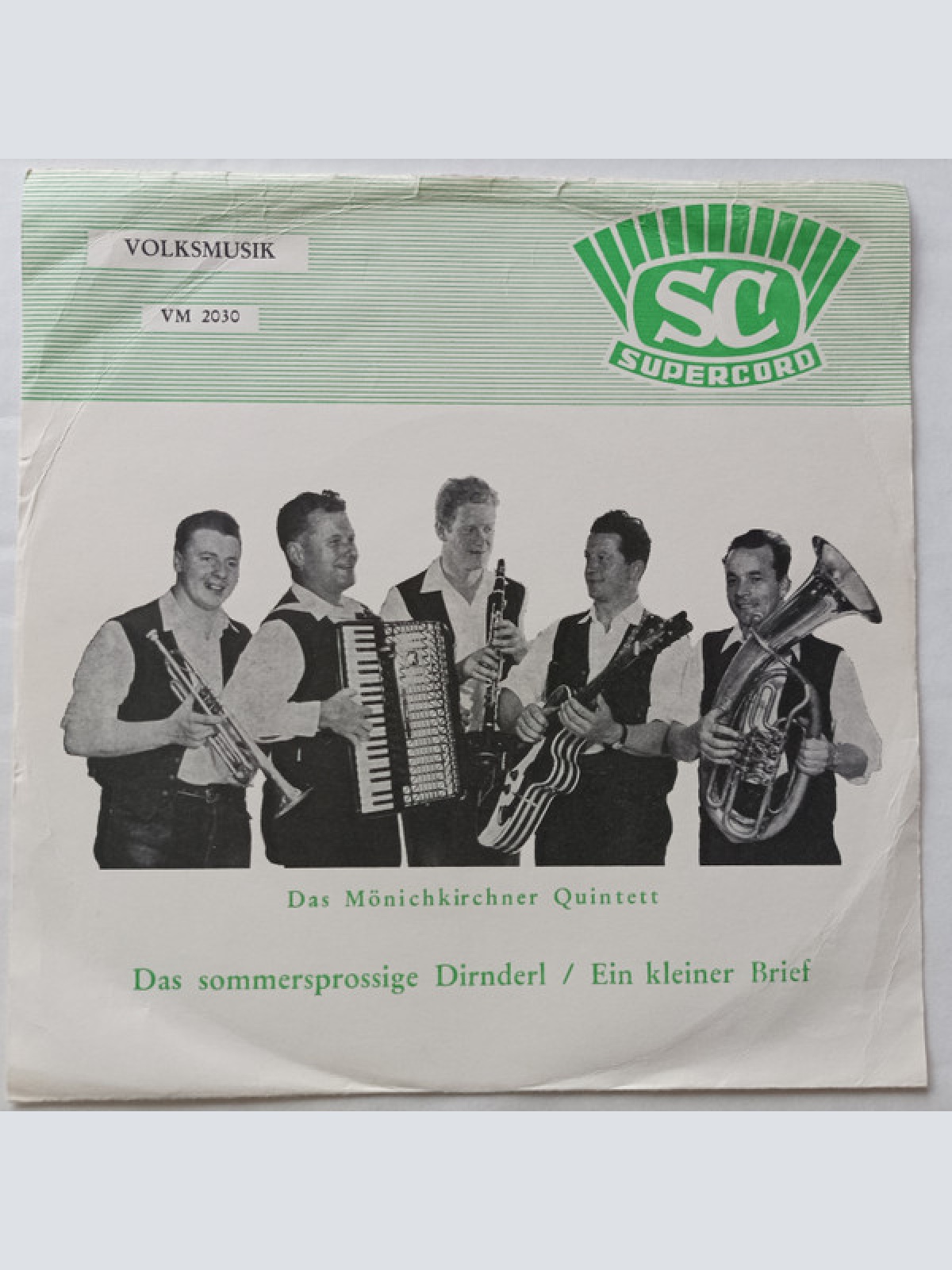 Vinyl / Mönichkirchner-Quintett - Das Sommersprossige Dirnderl / Ein Kleiner Brief