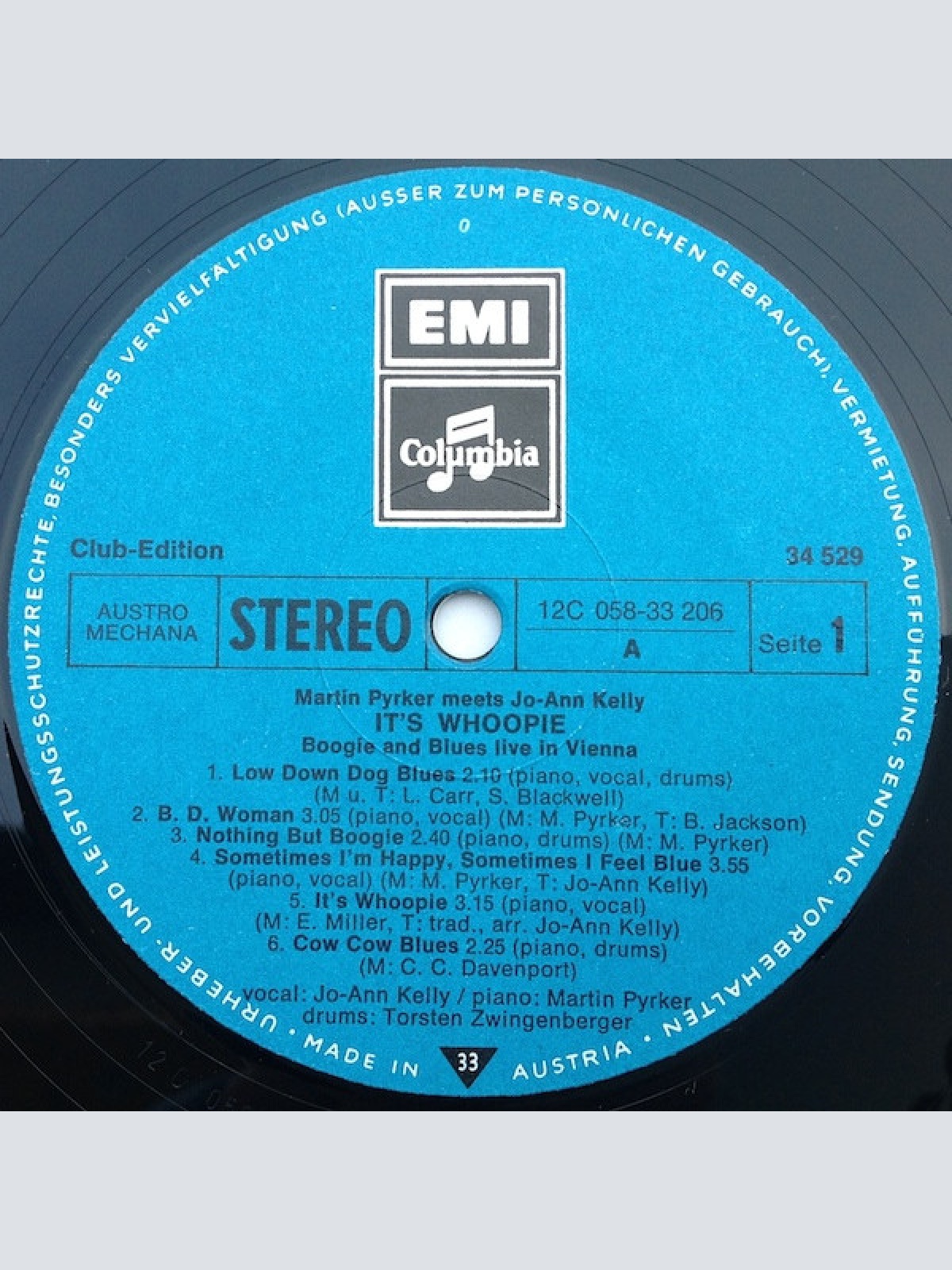 Vinyl / Martin Pyrker Meets Jo-Ann Kelly - It's Whoopie