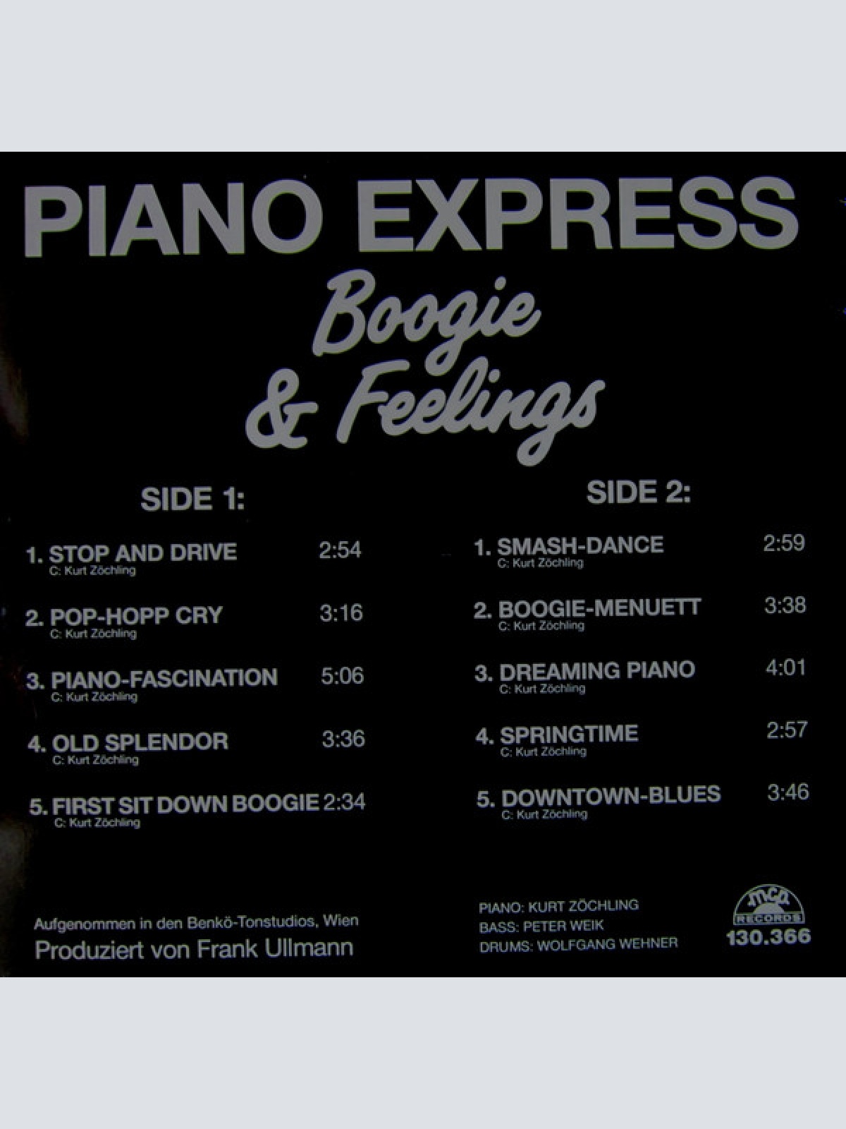 Vinyl / Piano-Express - Boogie & Feelings