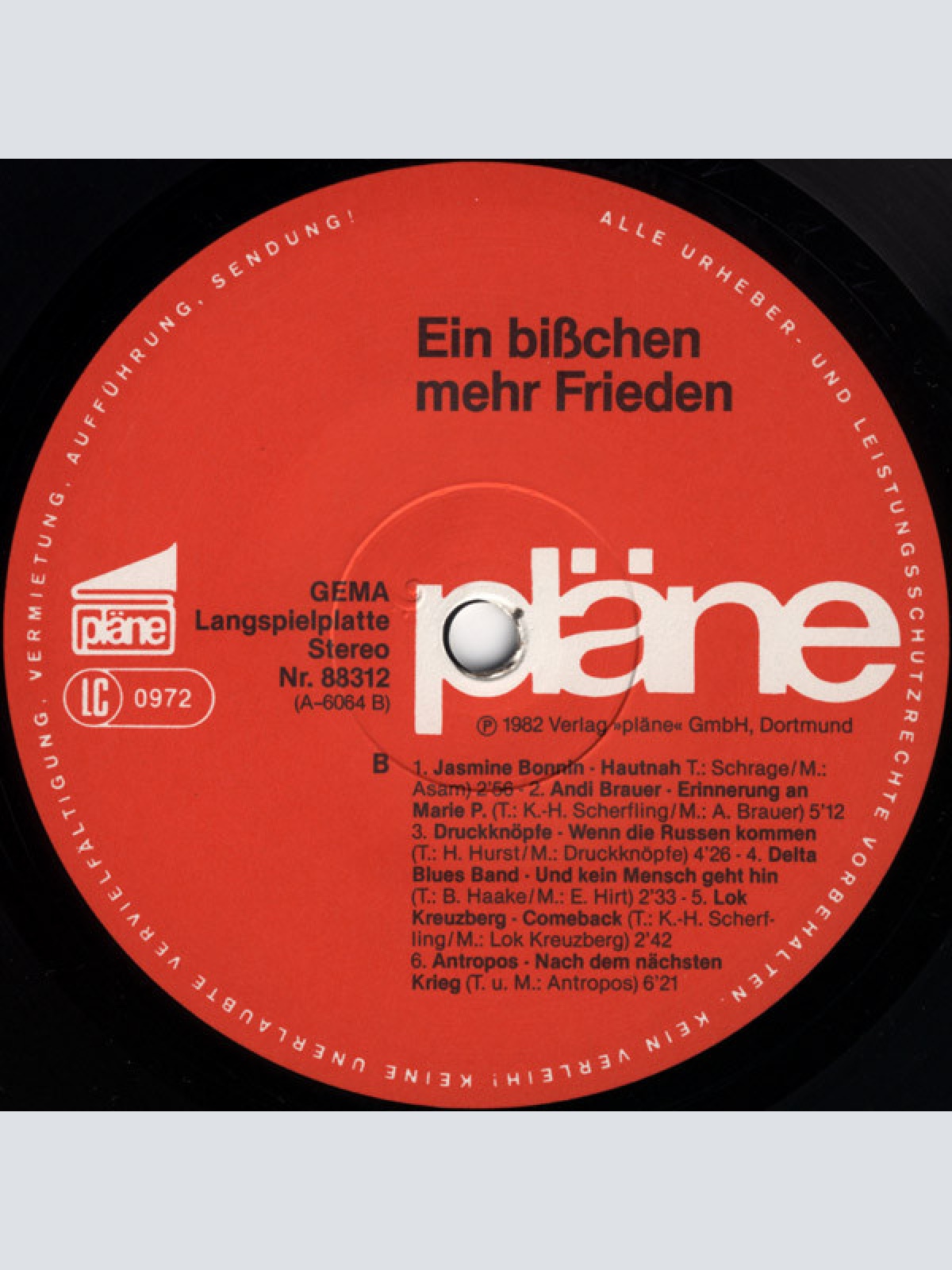 Vinyl / Various - Ein Bisschen Mehr Frieden