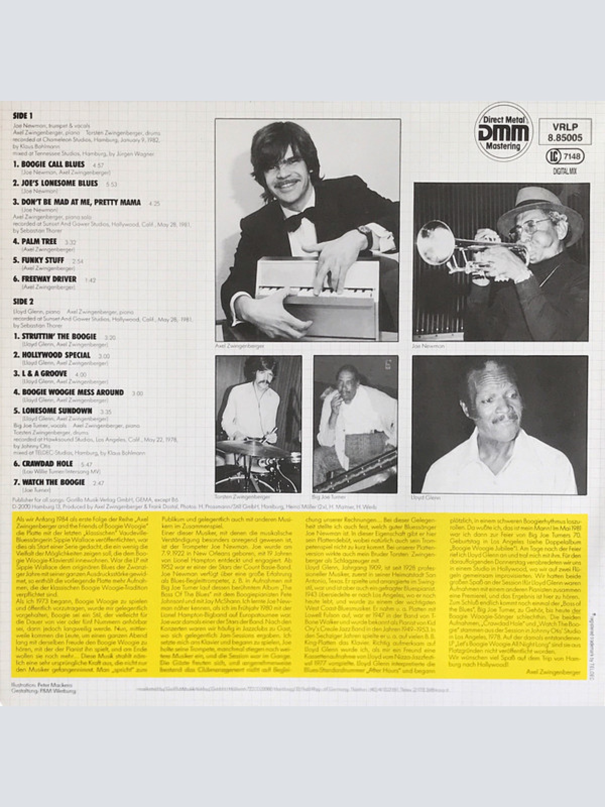 Vinyl / Axel Zwingenberger And The Friends Of Boogie Woogie* - Between Hamburg And Hollywood