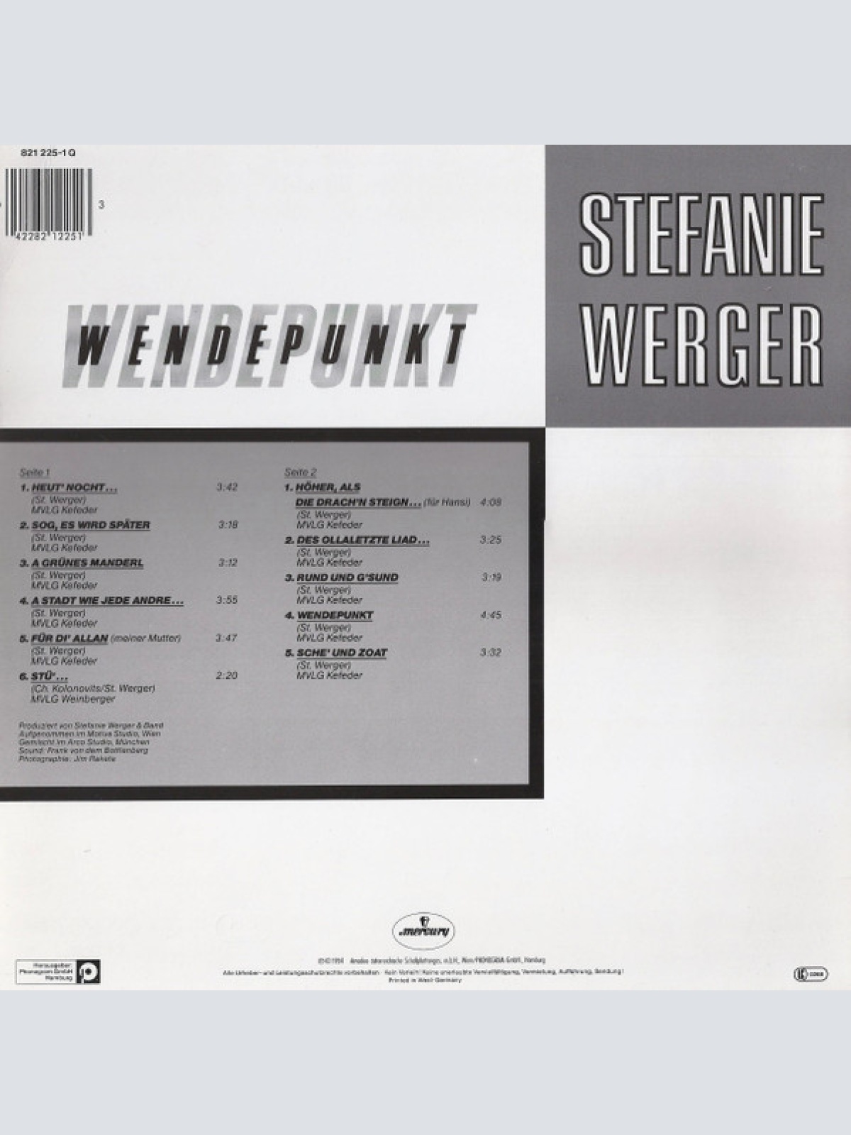 Vinyl / Stefanie Werger - Wendepunkt