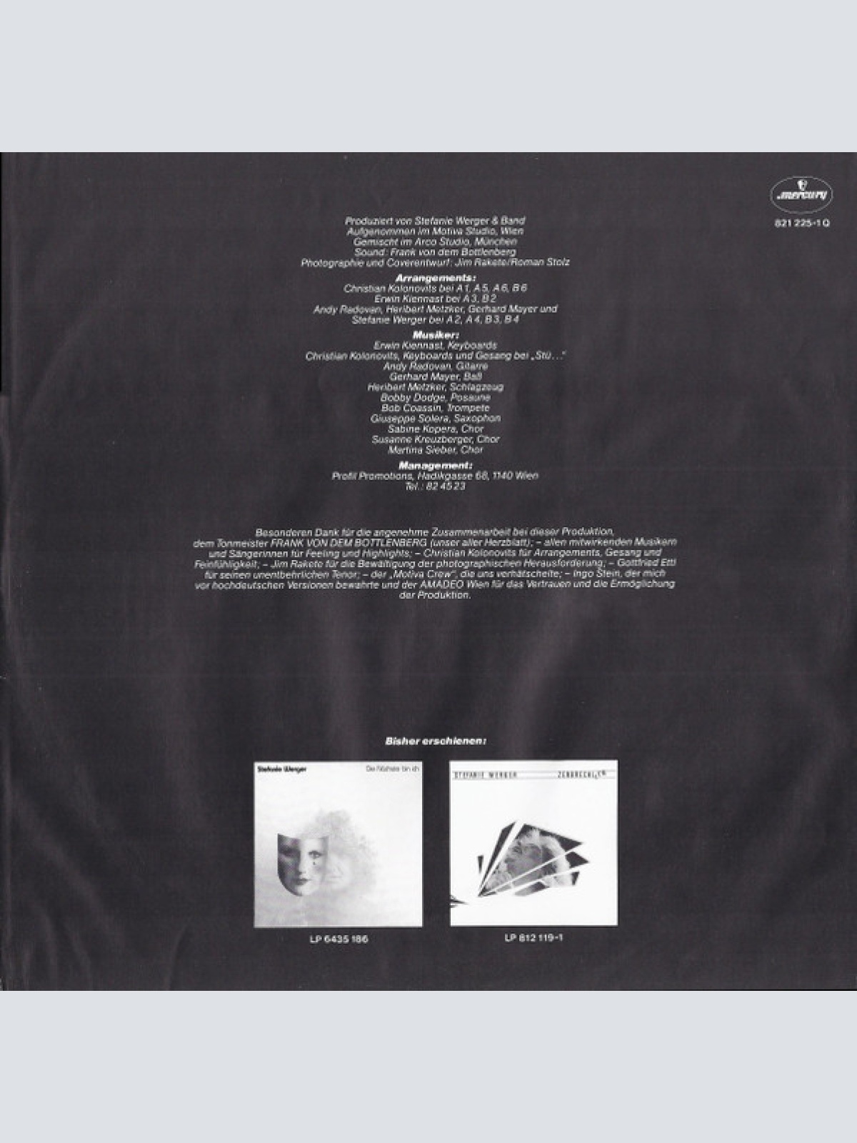 Vinyl / Stefanie Werger - Wendepunkt