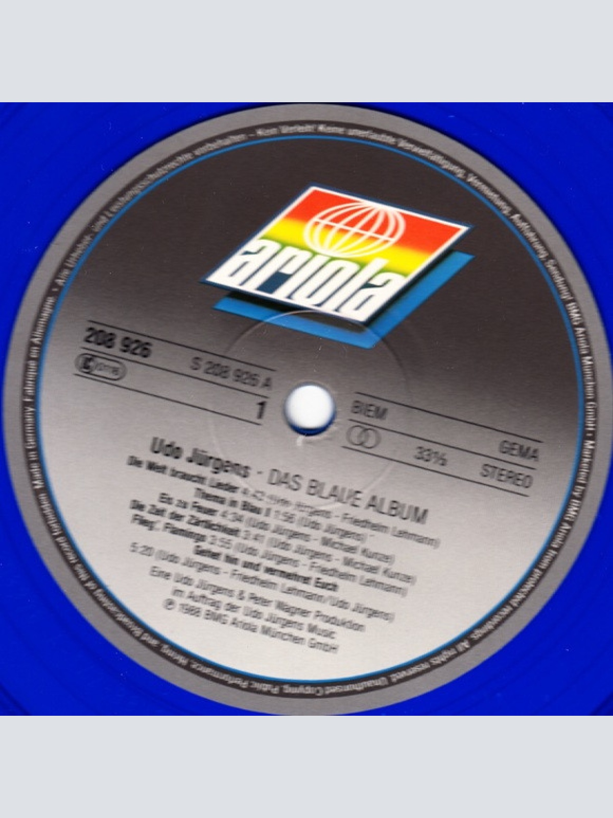 Vinyl / Udo Jürgens - Das Blaue Album