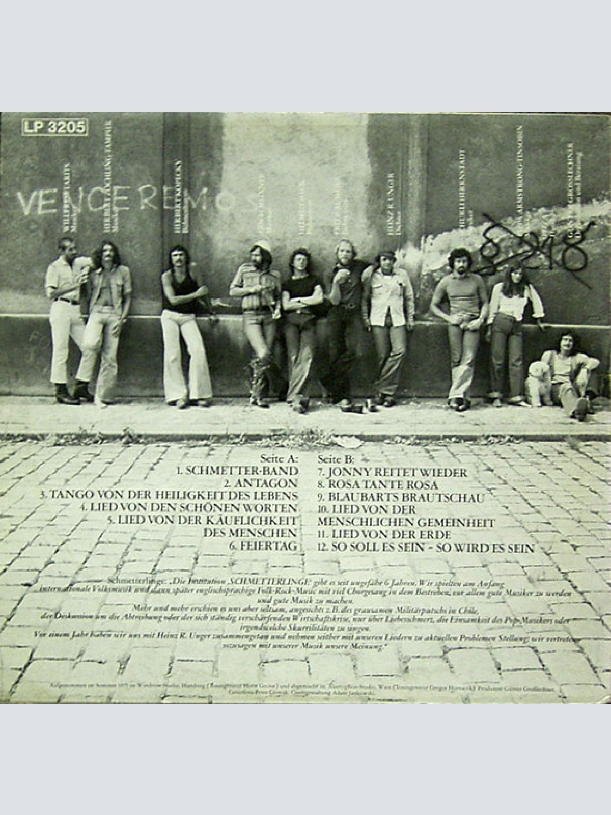 Vinyl / Schmetterlinge - Lieder Fürs Leben