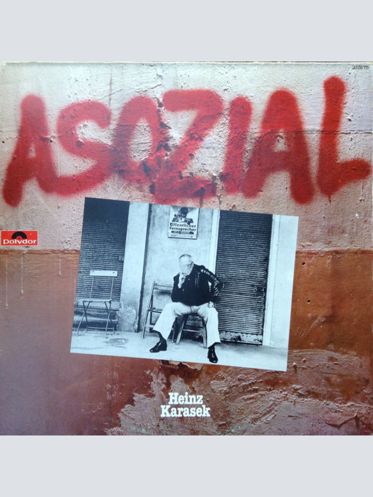 Vinyl / Heinz Karasek - Asozial