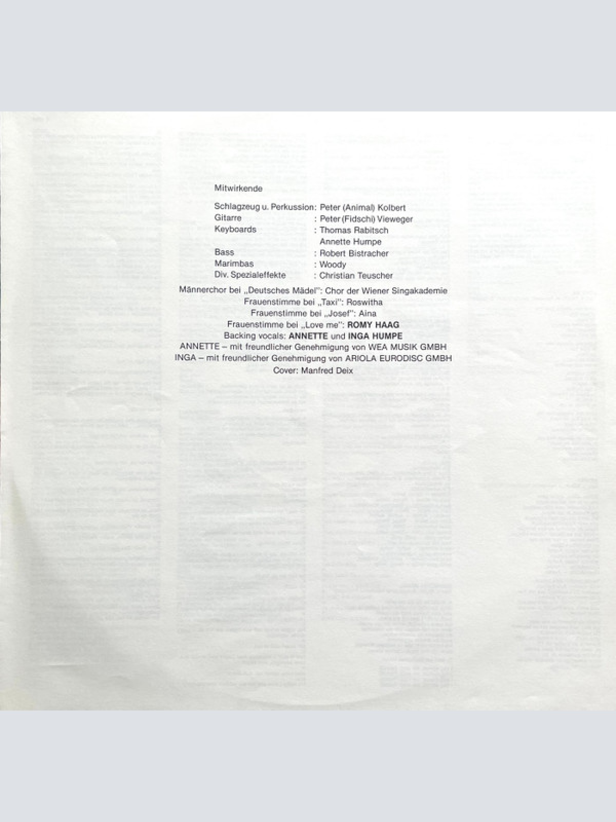 Vinyl / Tauchen - Prokopetz* - DÖF