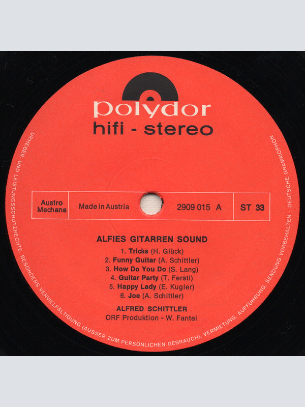 Vinyl / Alfie* - Alfies Gitarren Sound