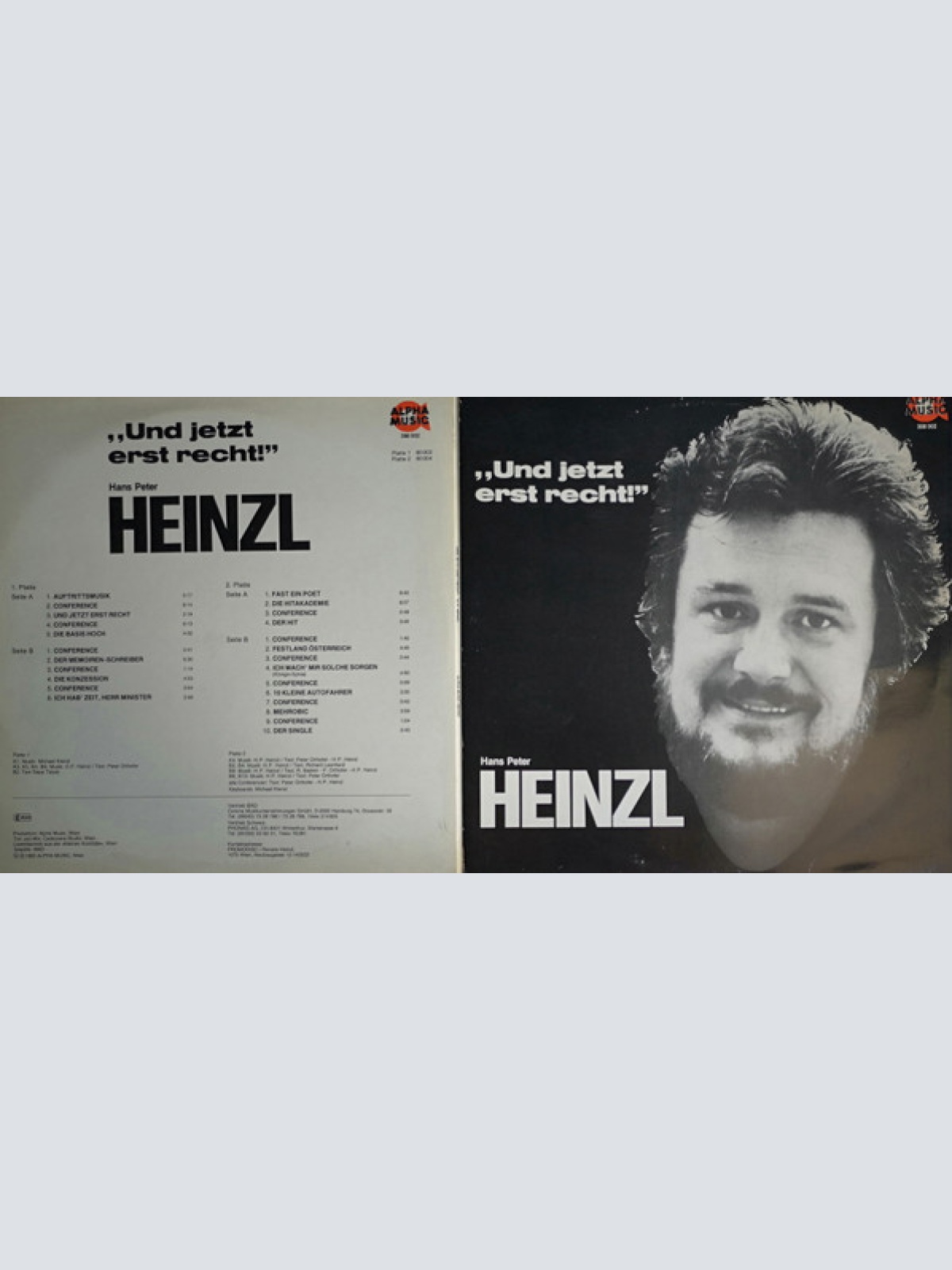 Vinyl / Hans Peter Heinzl - Und Jetzt Erst Recht