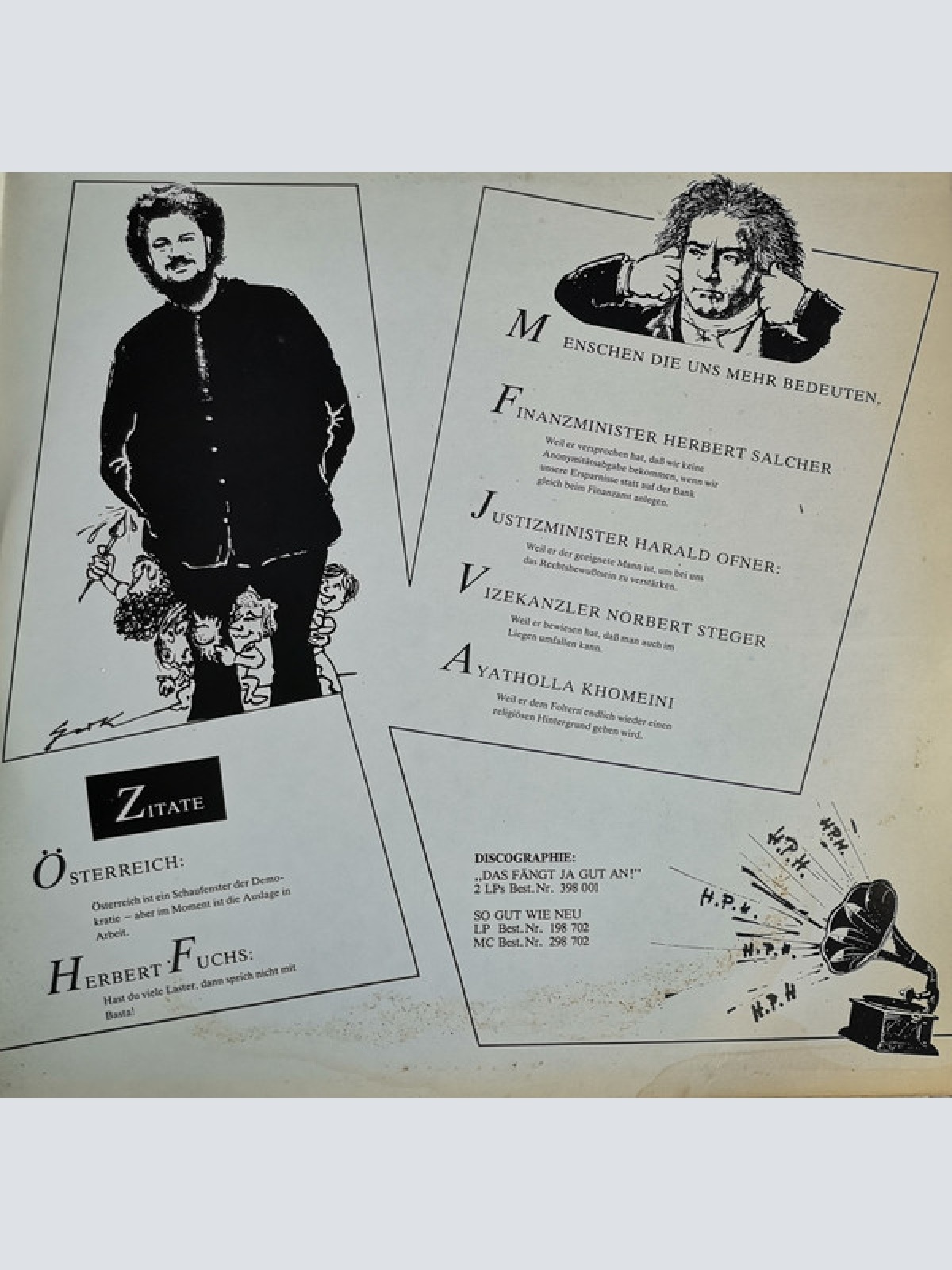 Vinyl / Hans Peter Heinzl - Und Jetzt Erst Recht