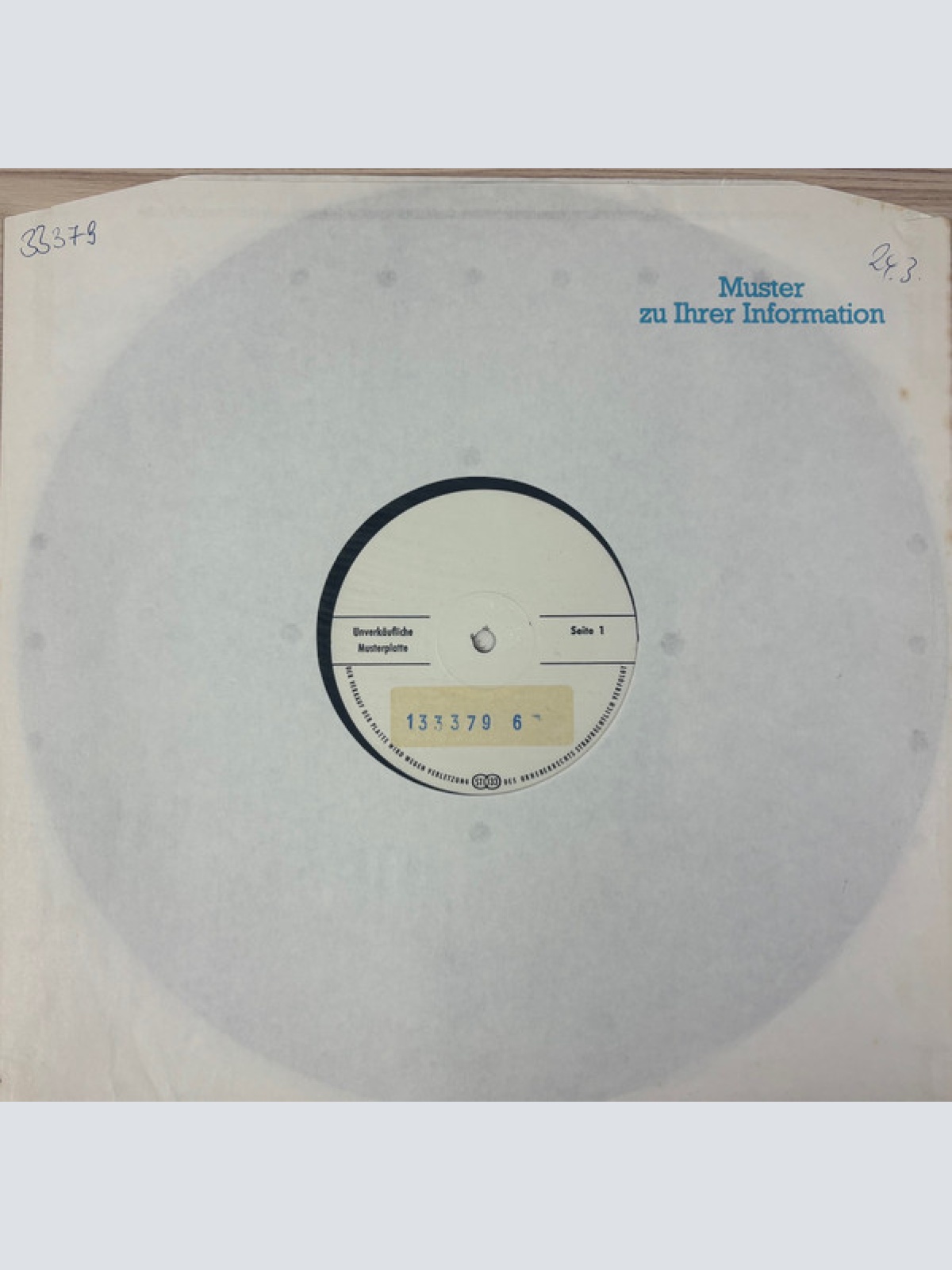 Vinyl / Erste Allgemeine Verunsicherung* - Märchenprinz