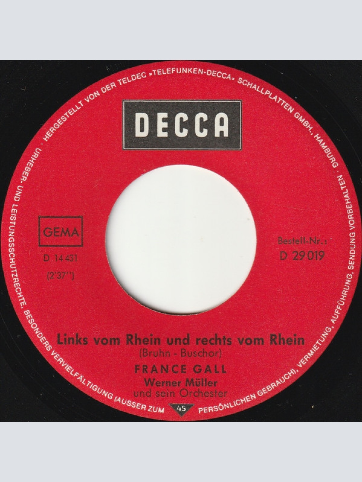 Vinyl / France Gall - Ich Liebe Dich - So Wie Du Bist