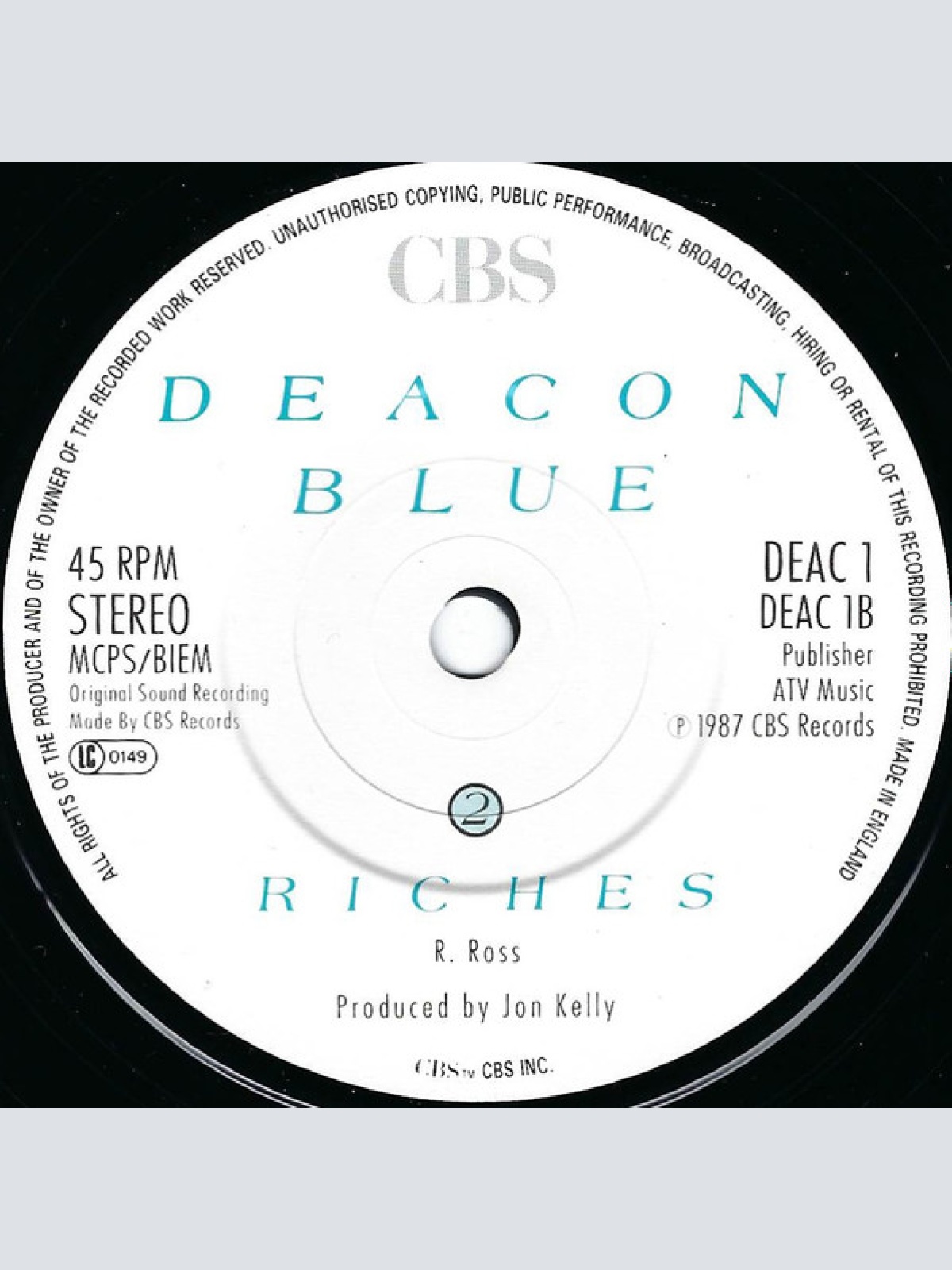 Vinyl / Deacon Blue - Dignity