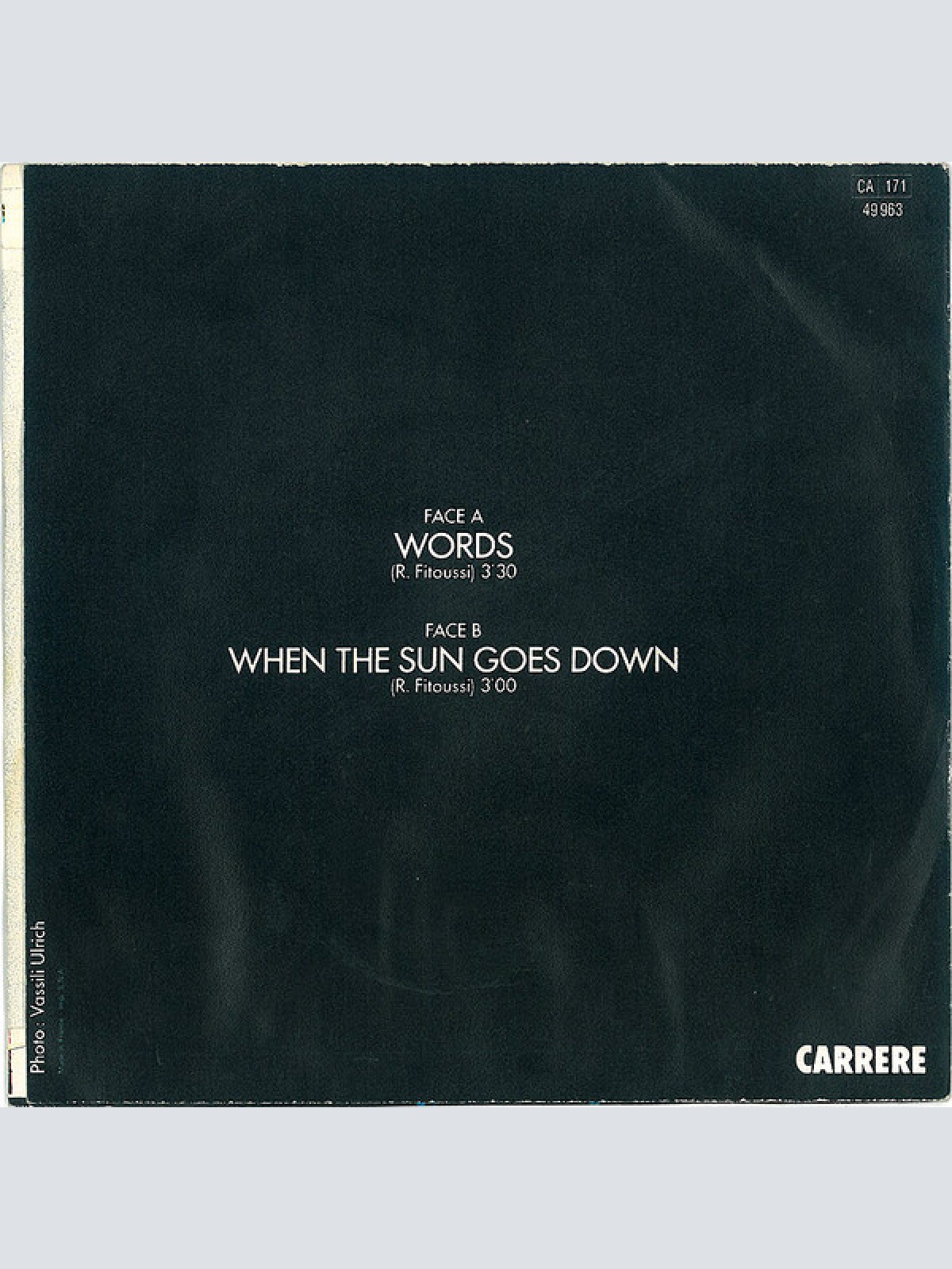 Vinyl / F-R David* - Words