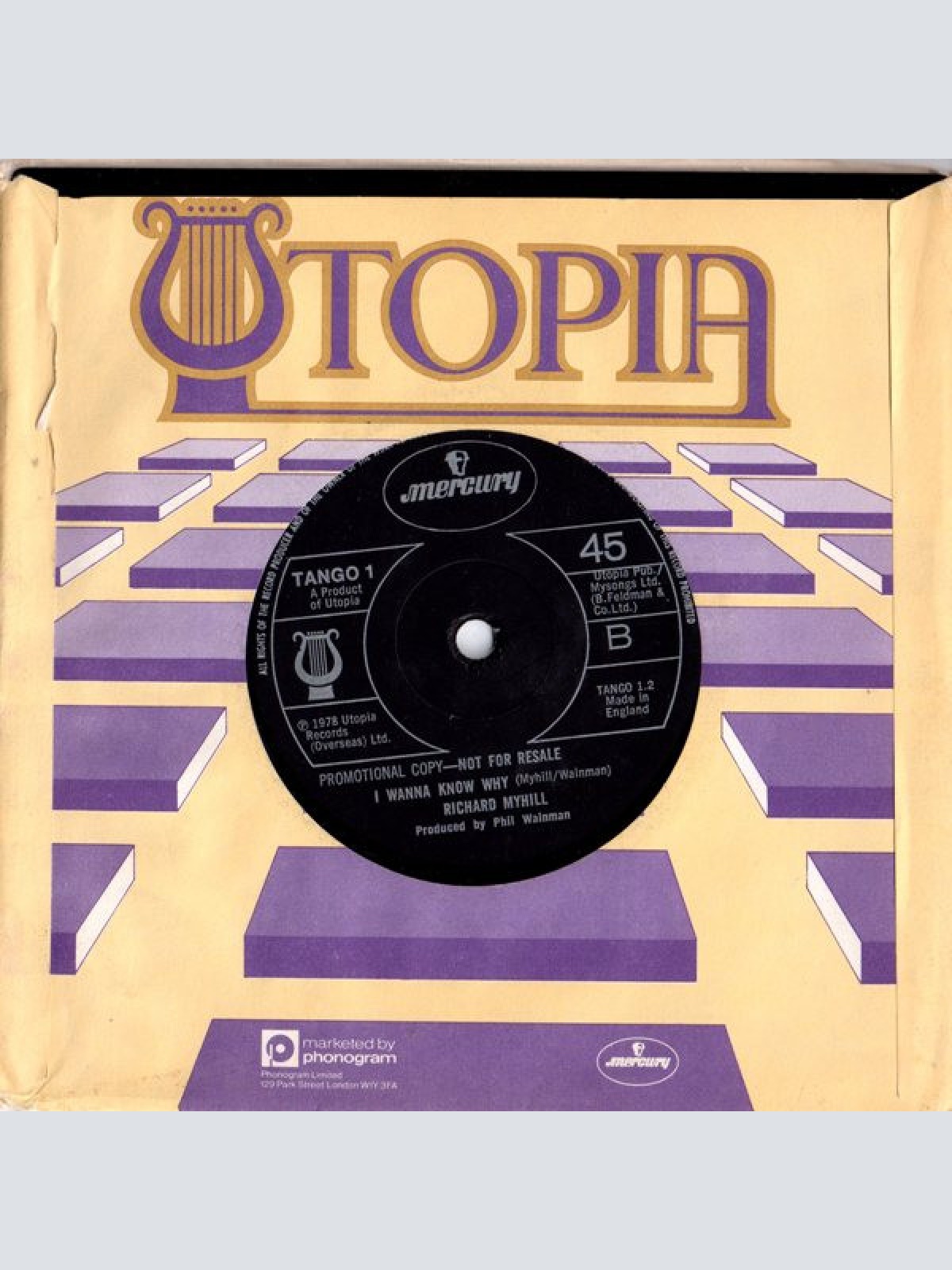 Vinyl / Richard Myhill - It Takes Two To Tango