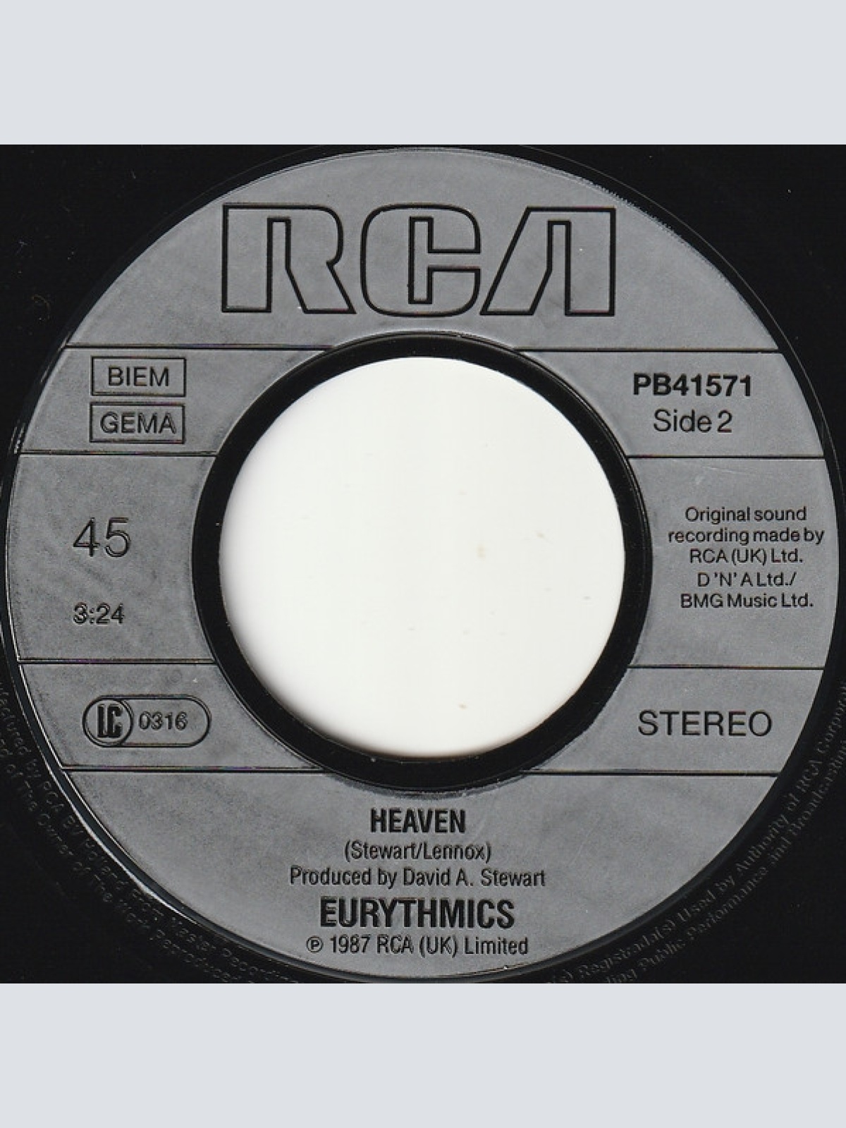 Vinyl / Eurythmics - Beethoven