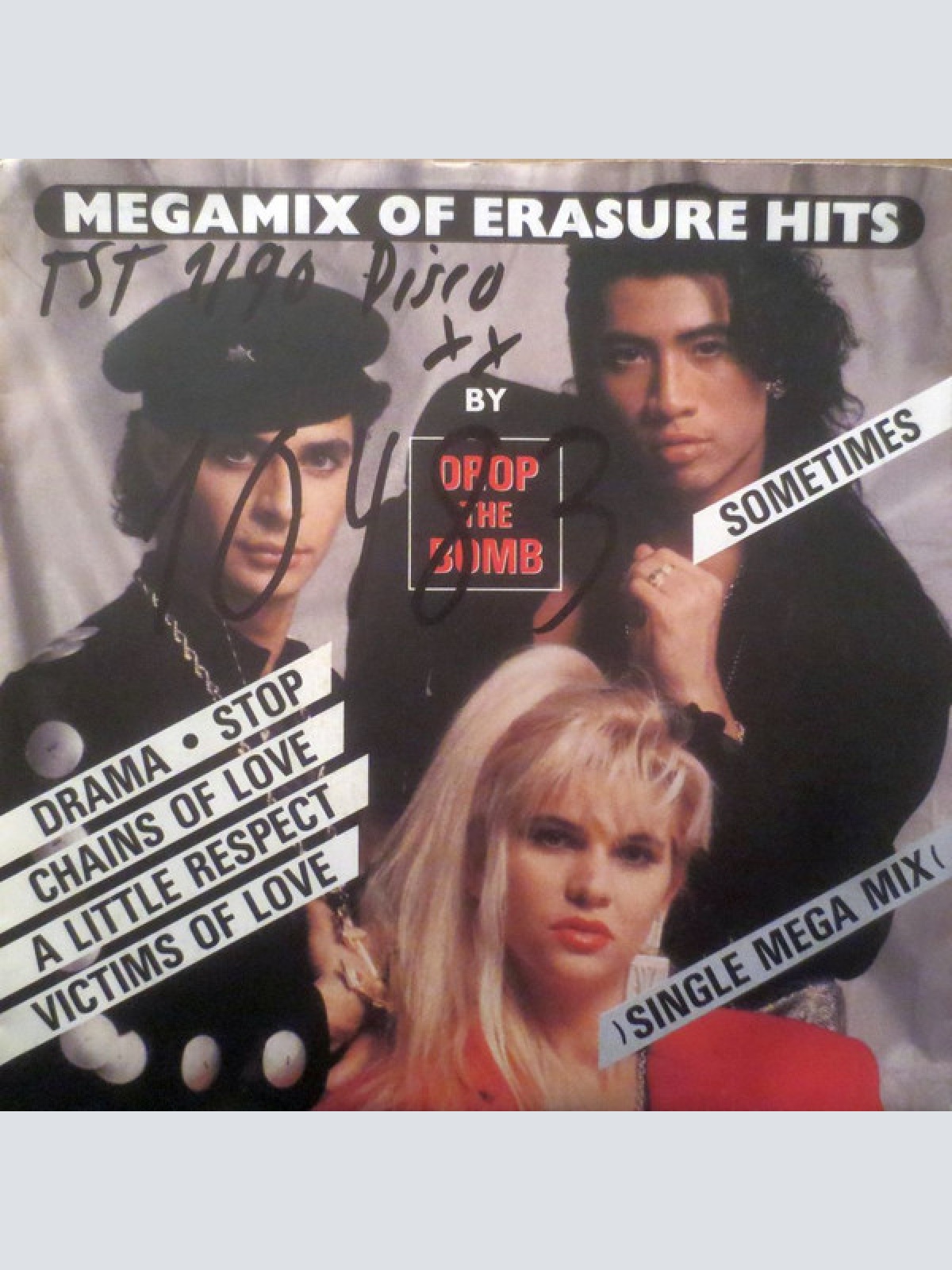 Vinyl / Drop The Bomb - Megamix Of Erasure Hits