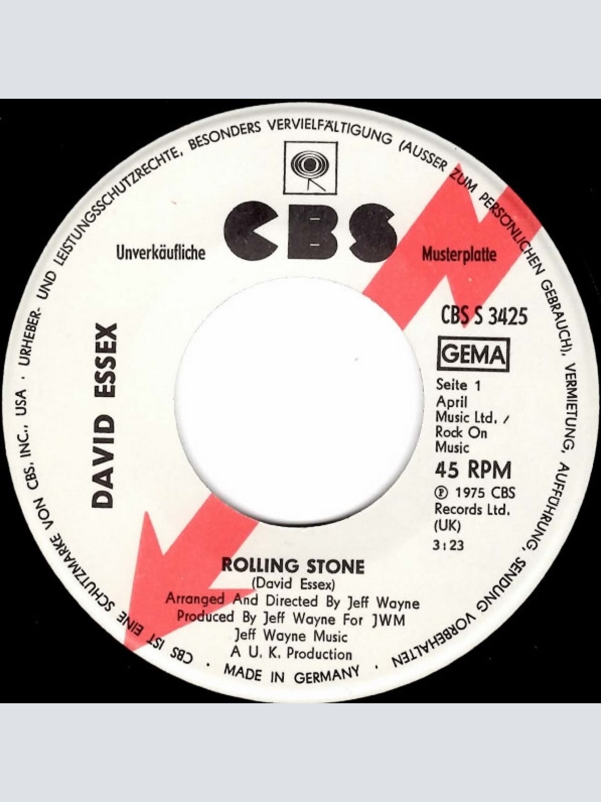 Vinyl / David Essex - Rolling Stone