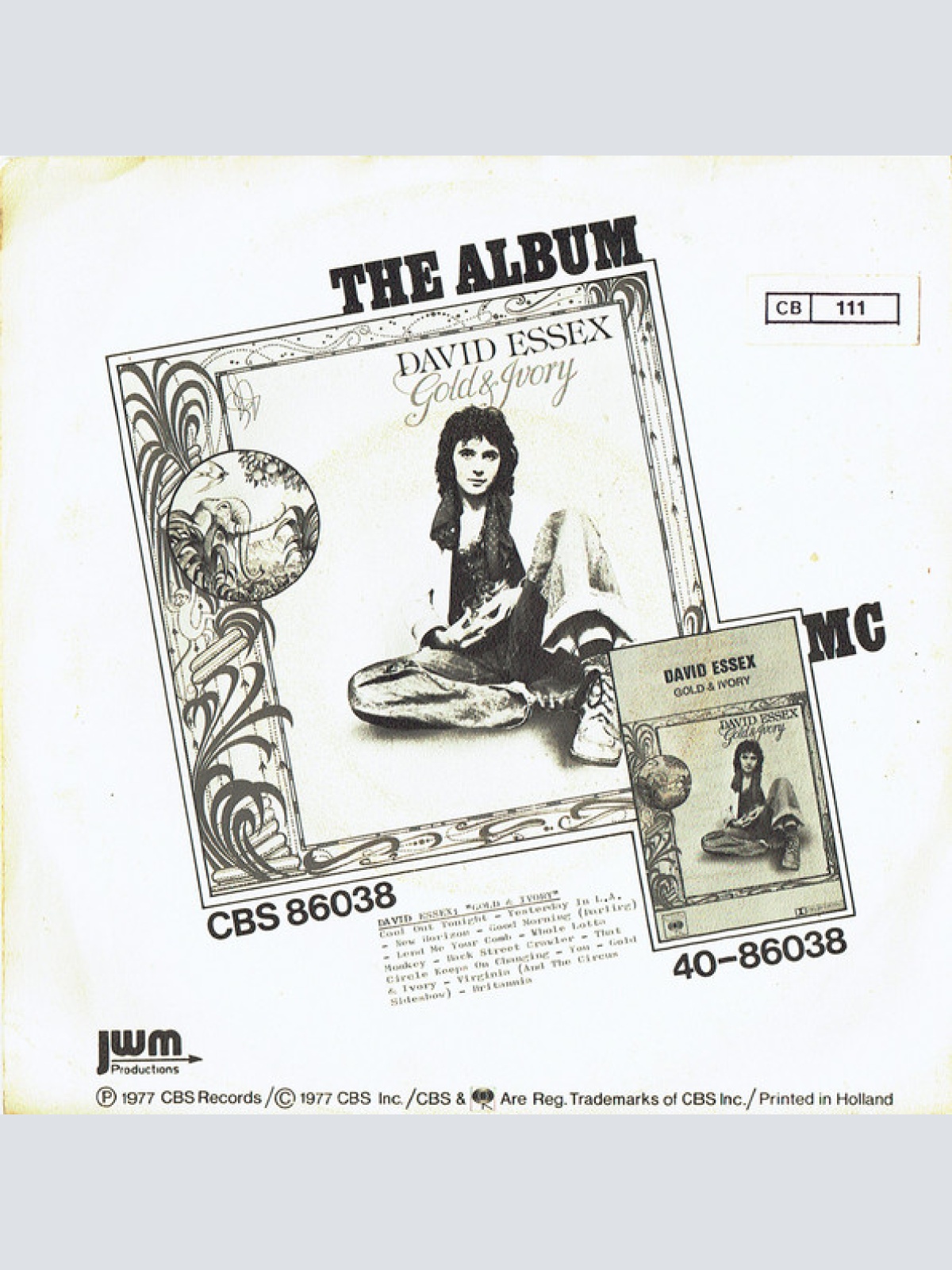 Vinyl / David Essex - Cool Out Tonight / Yesterday In L.A.