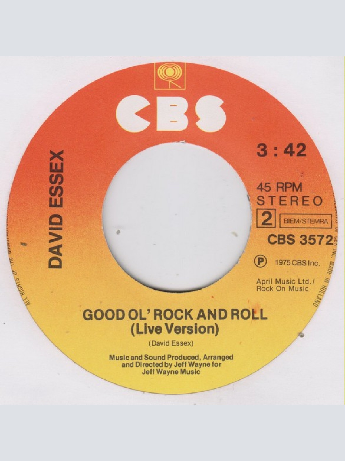 Vinyl / David Essex - Hold Me Close