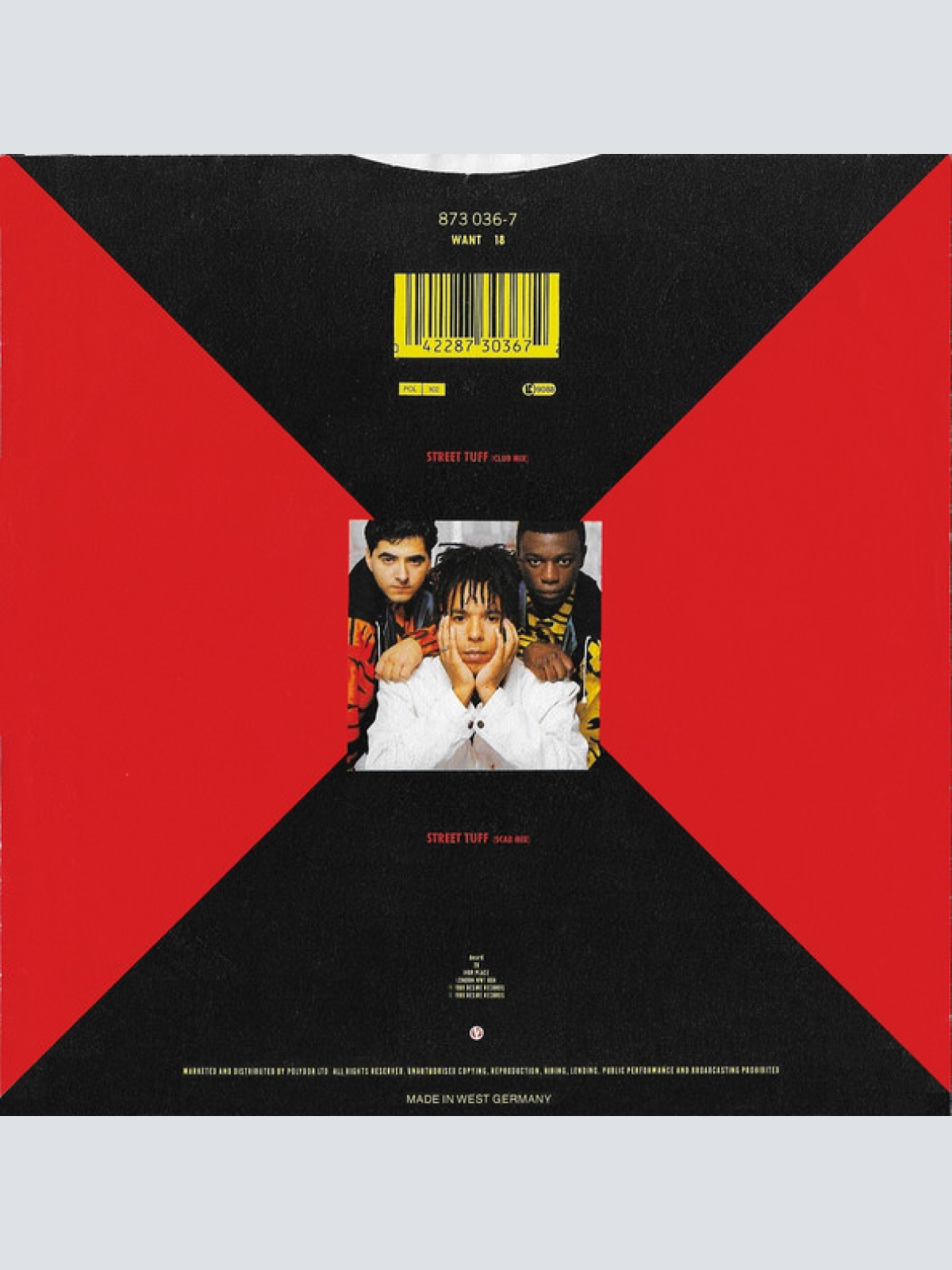 Vinyl / Rebel MC And Double Trouble - Street Tuff