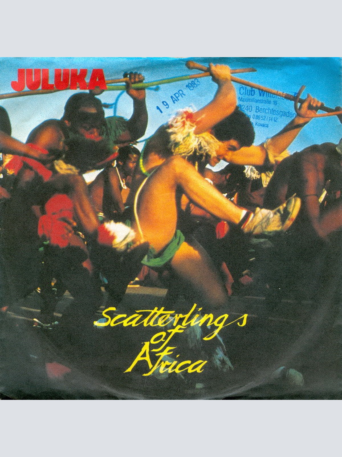Vinyl / Juluka - Scatterlings Of Africa
