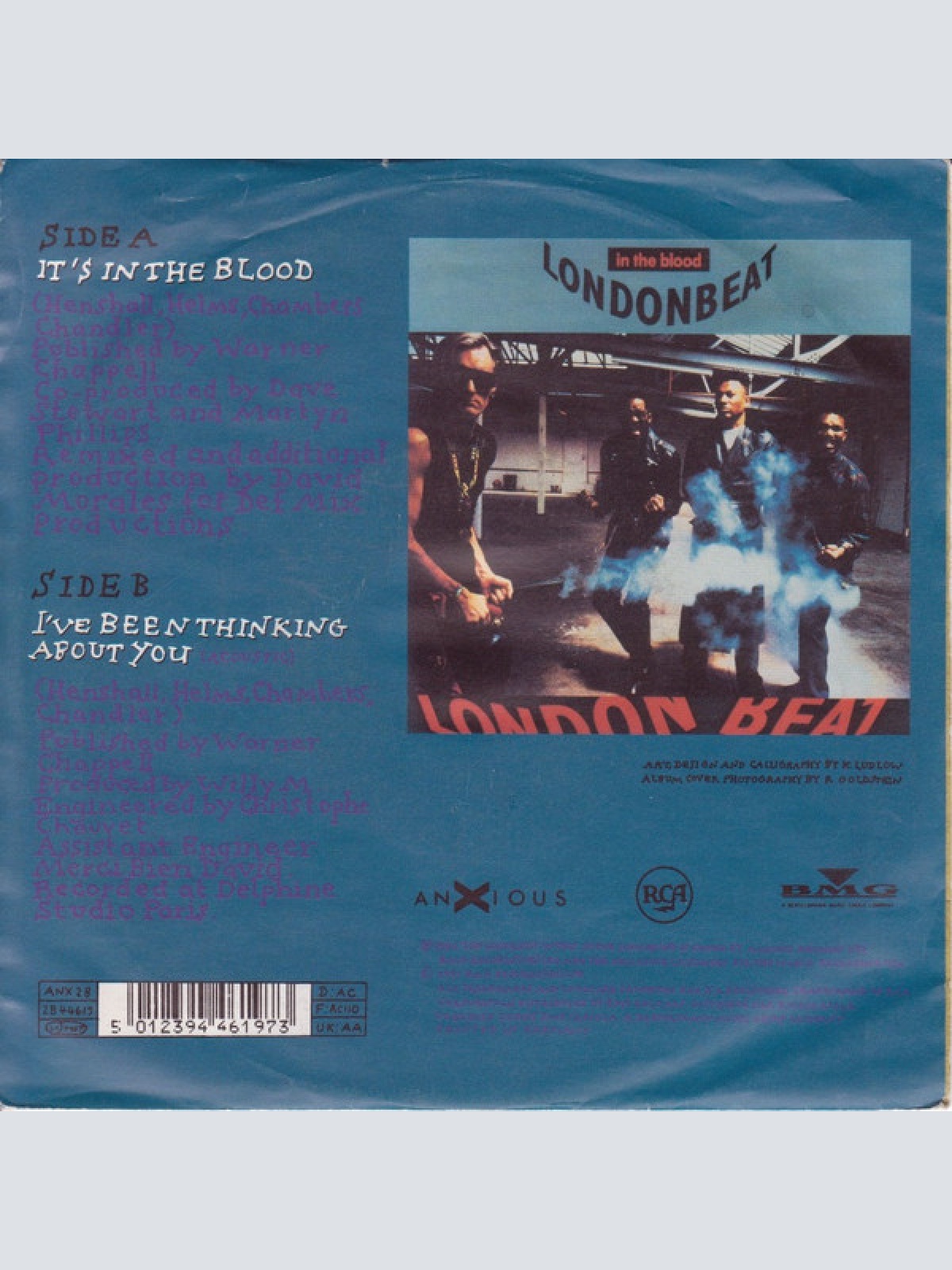 Vinyl / Londonbeat - It's In The Blood