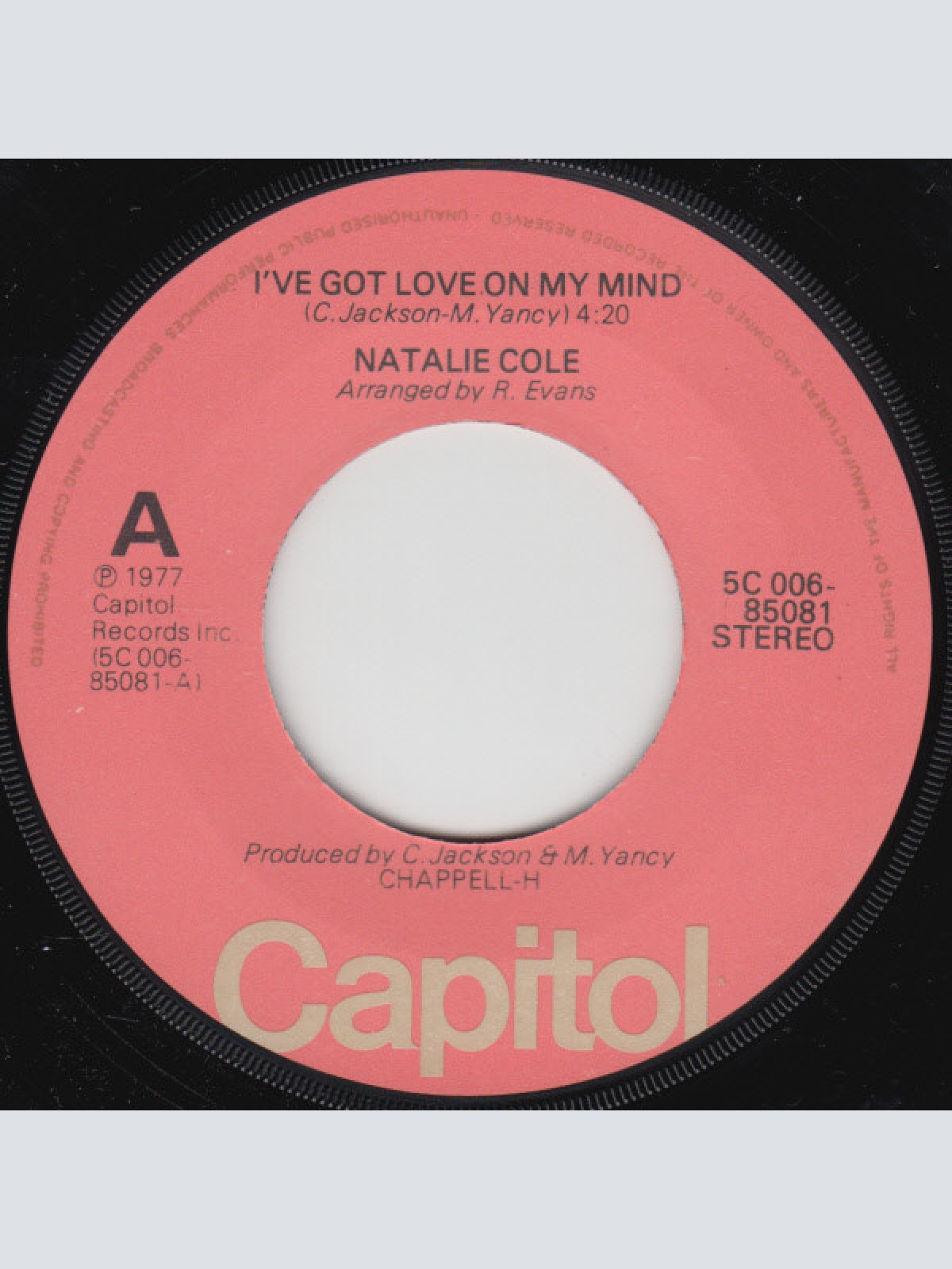 Vinyl / Natalie Cole - I've Got Love On My Mind