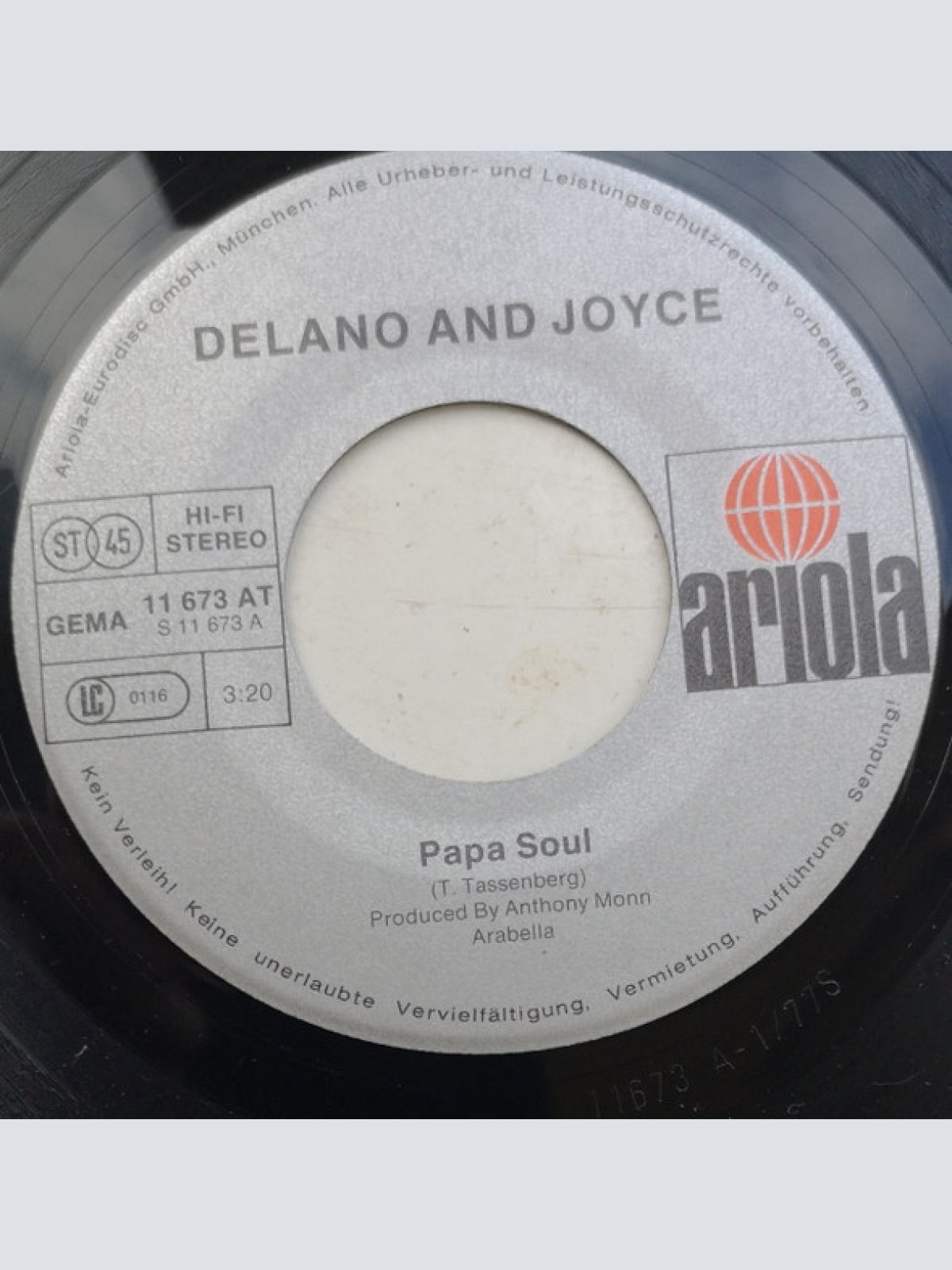 Vinyl / Delano & Joyce - Papa Soul