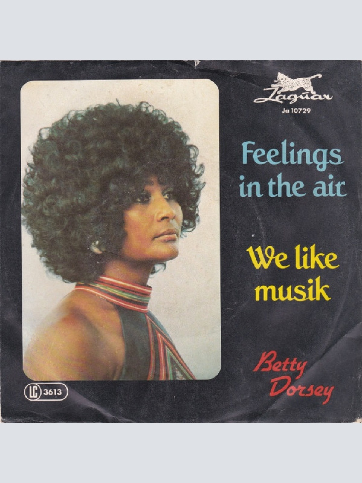 Vinyl / Betty Dorsey - Feelings In The Air / We Like Musik