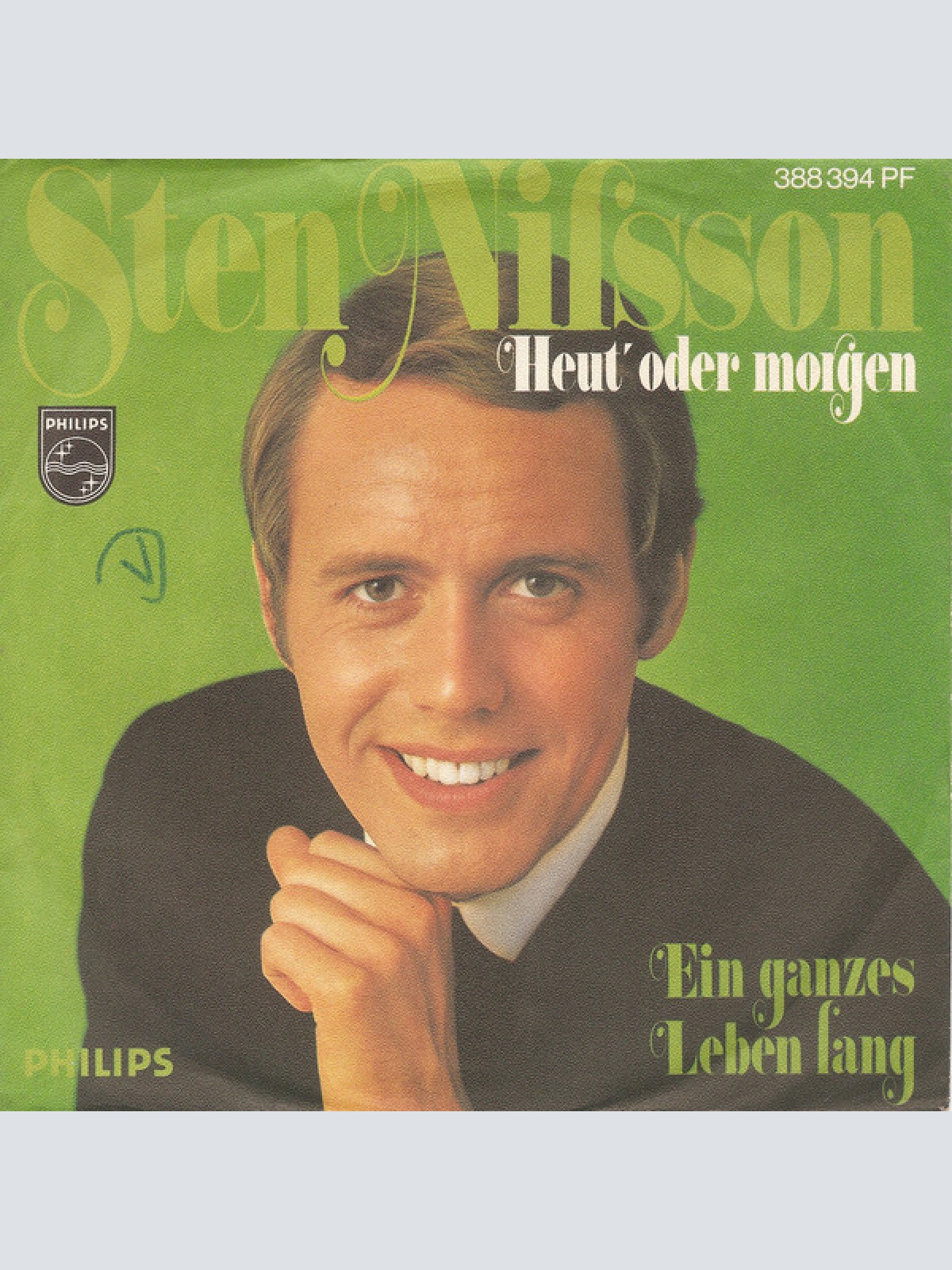 Vinyl / Sten Nilsson - Heut' Oder Morgen / Ein Ganzes Leben Lang