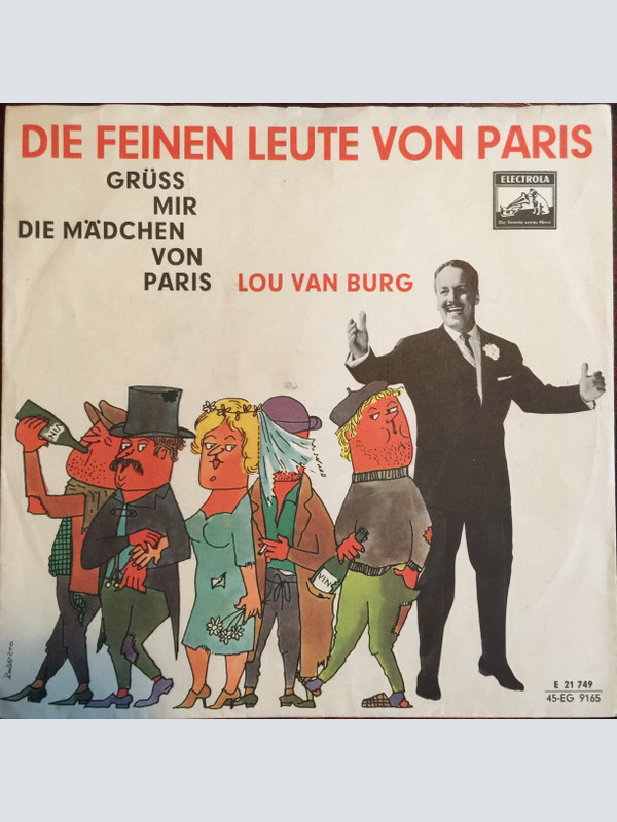Vinyl / Lou Van Burg - Die Feinen Leute Von Paris