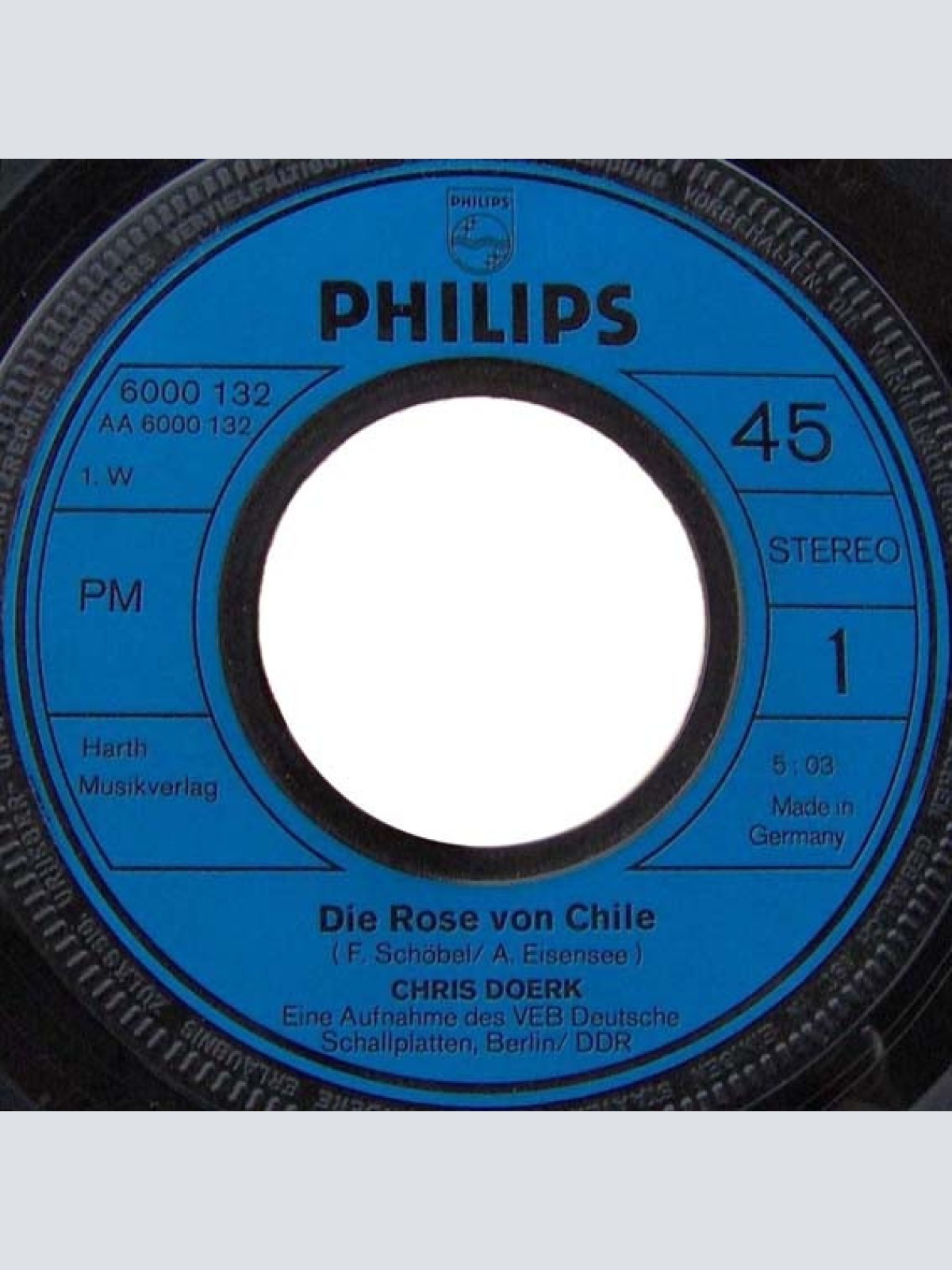 Vinyl / Chris Doerk - Die Rose Von Chile / Regalo