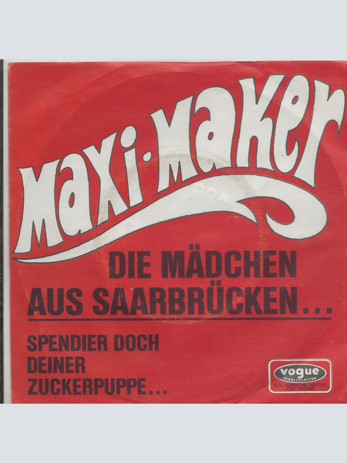 Vinyl / Edmund Kötscher, Die Maxi-Maker - Die Mädchen Aus Saarbrücken