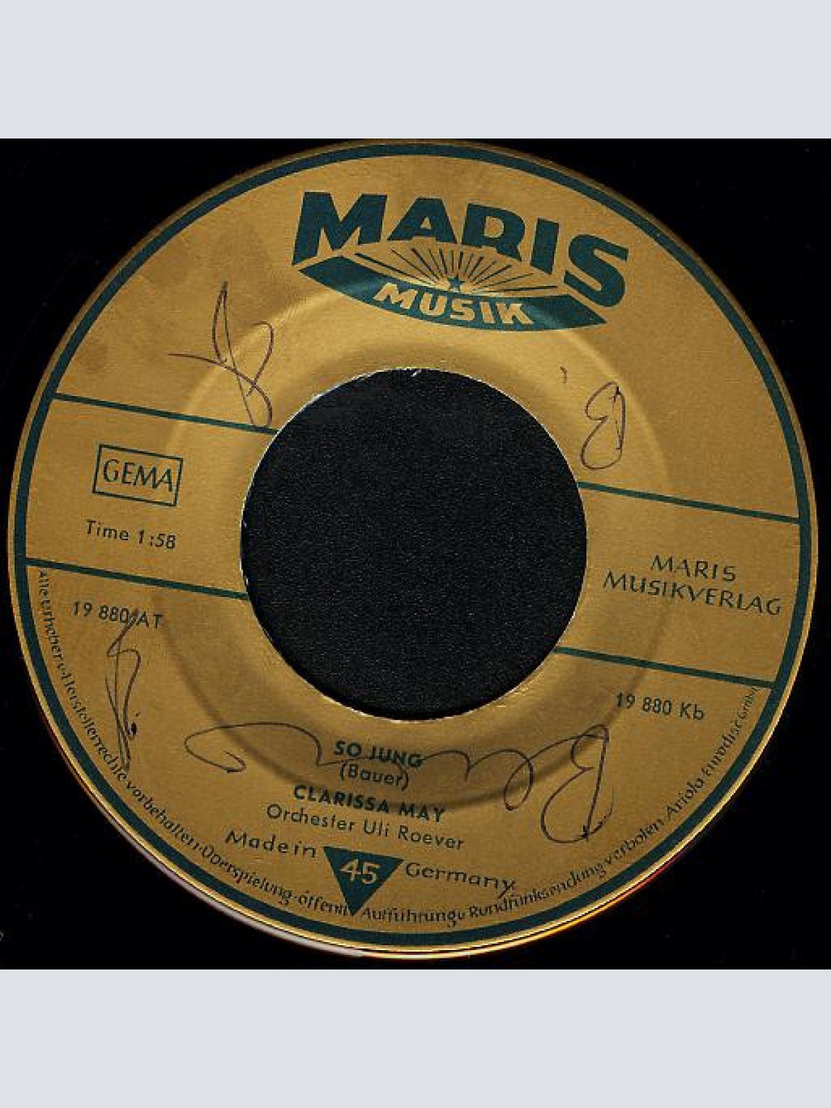 Vinyl / Clarissa May - Ein Paradies