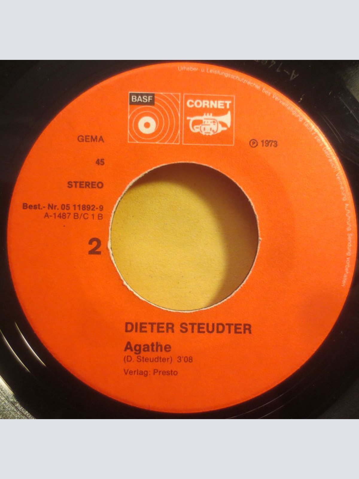Vinyl / Dieter Steudter - Et Pizza-Leed