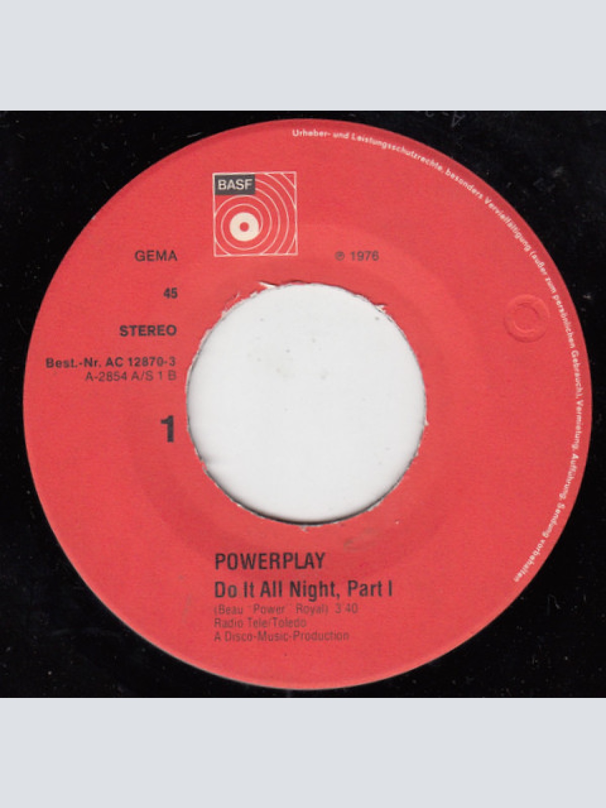 Vinyl / Powerplay* - Do It All Night Part I+II