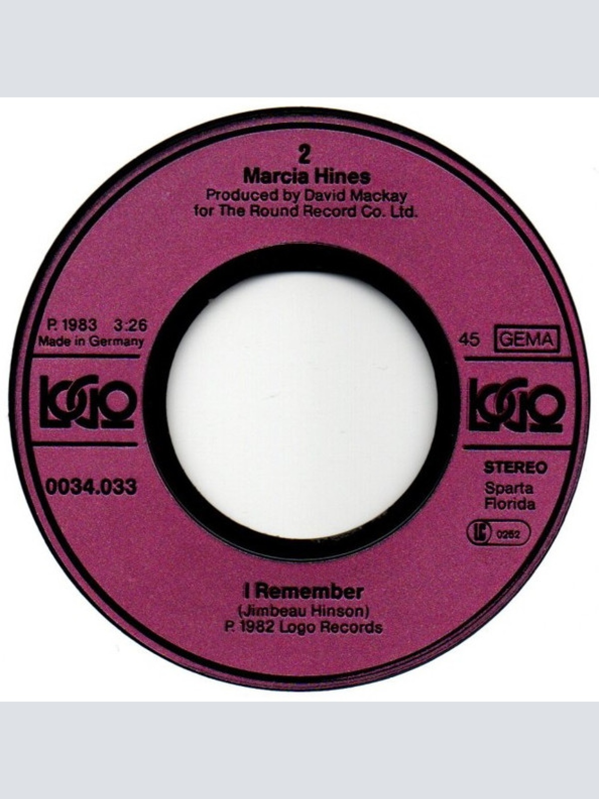 Vinyl / Marcia Hines - Baby Blue