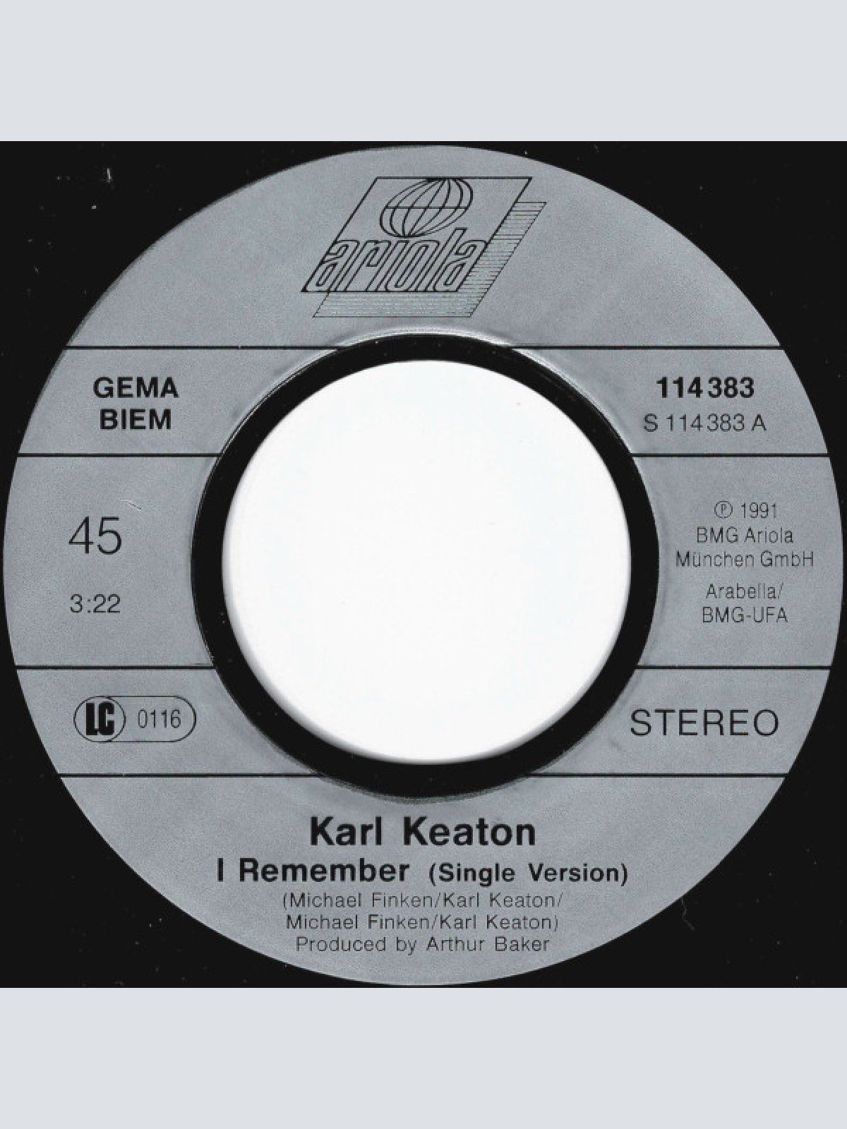 Vinyl / Karl Keaton - I Remember
