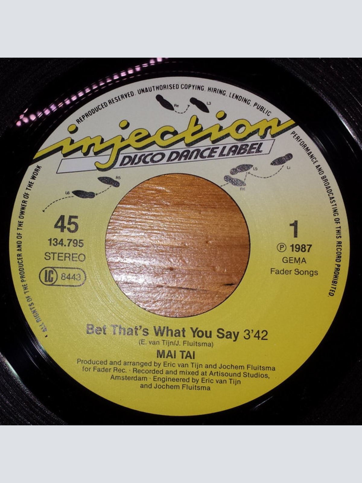 Vinyl / Mai Tai - Bet That's What You Say