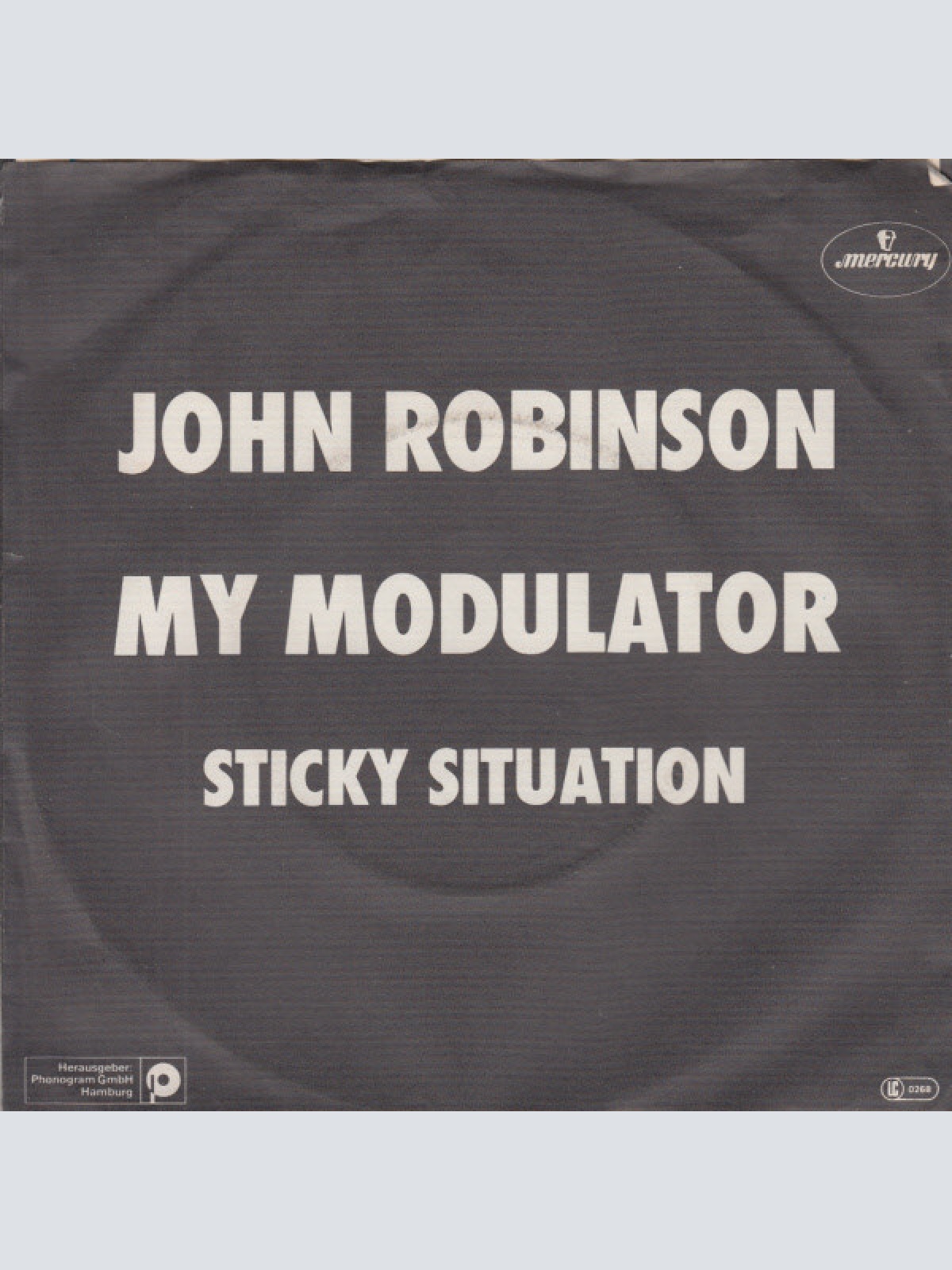 Vinyl / John Robinson (22) - My Modulator