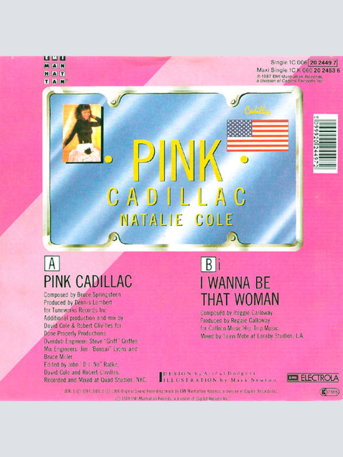 Vinyl / Natalie Cole - Pink Cadillac
