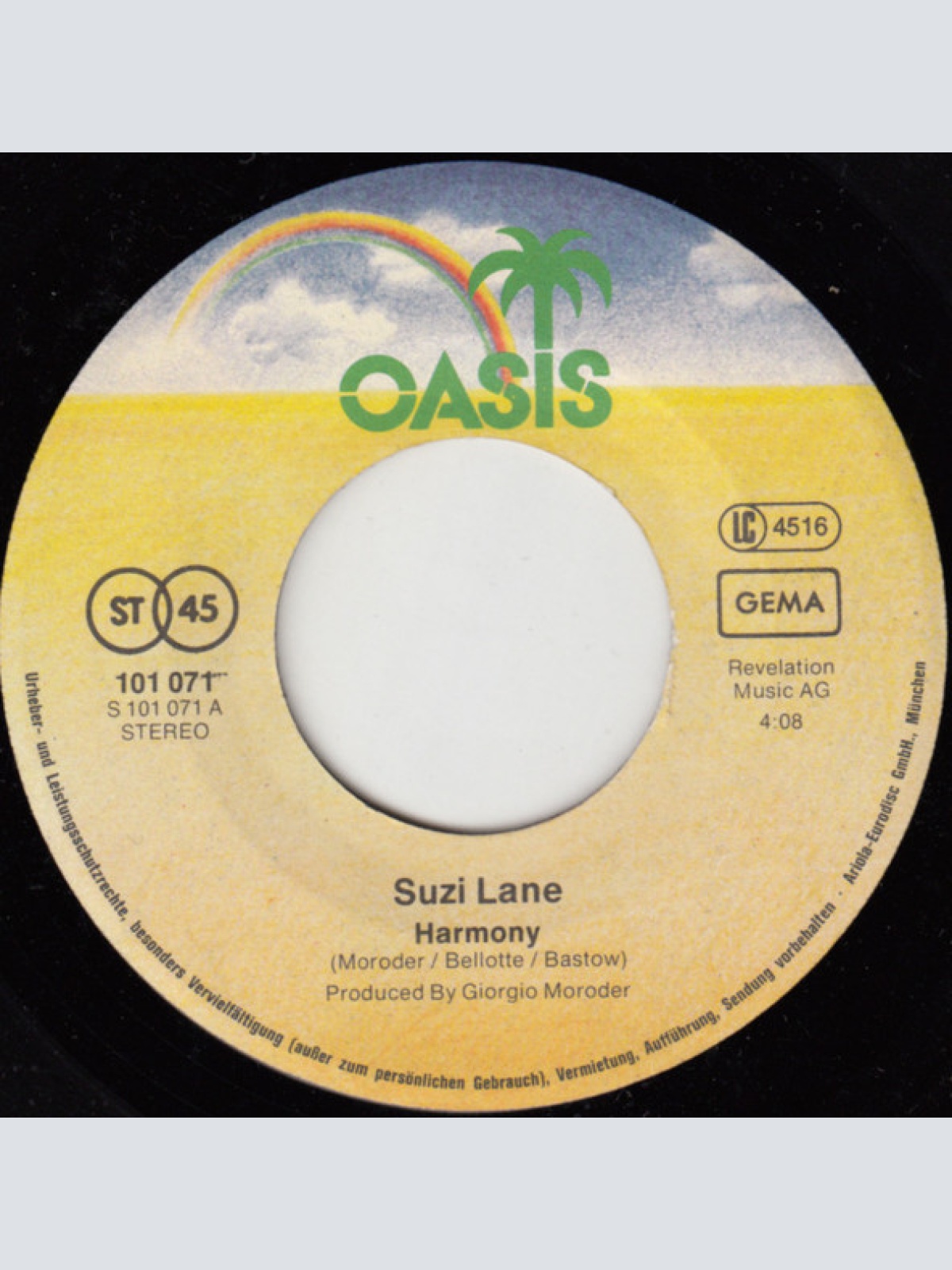 Vinyl / Suzi Lane - Harmony