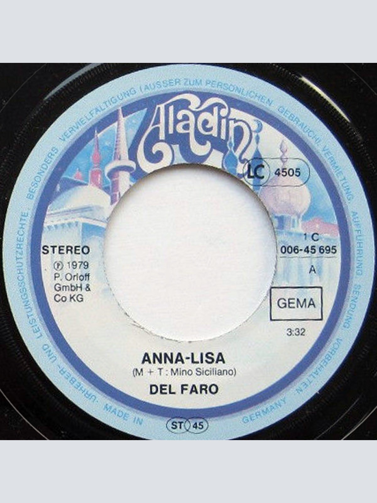 Vinyl / Del Faro - Anna-Lisa