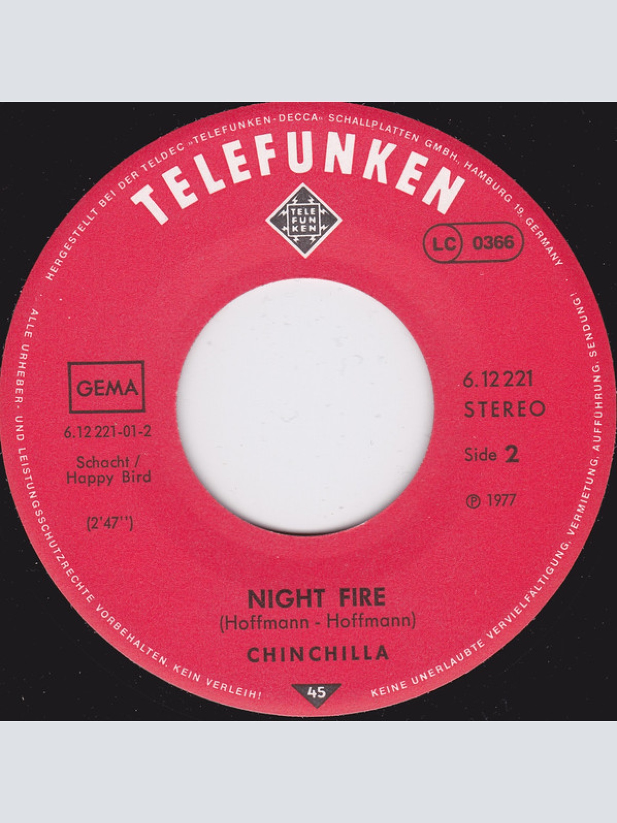 Vinyl / Chinchilla (10) - Ain't Your Baby Anymore